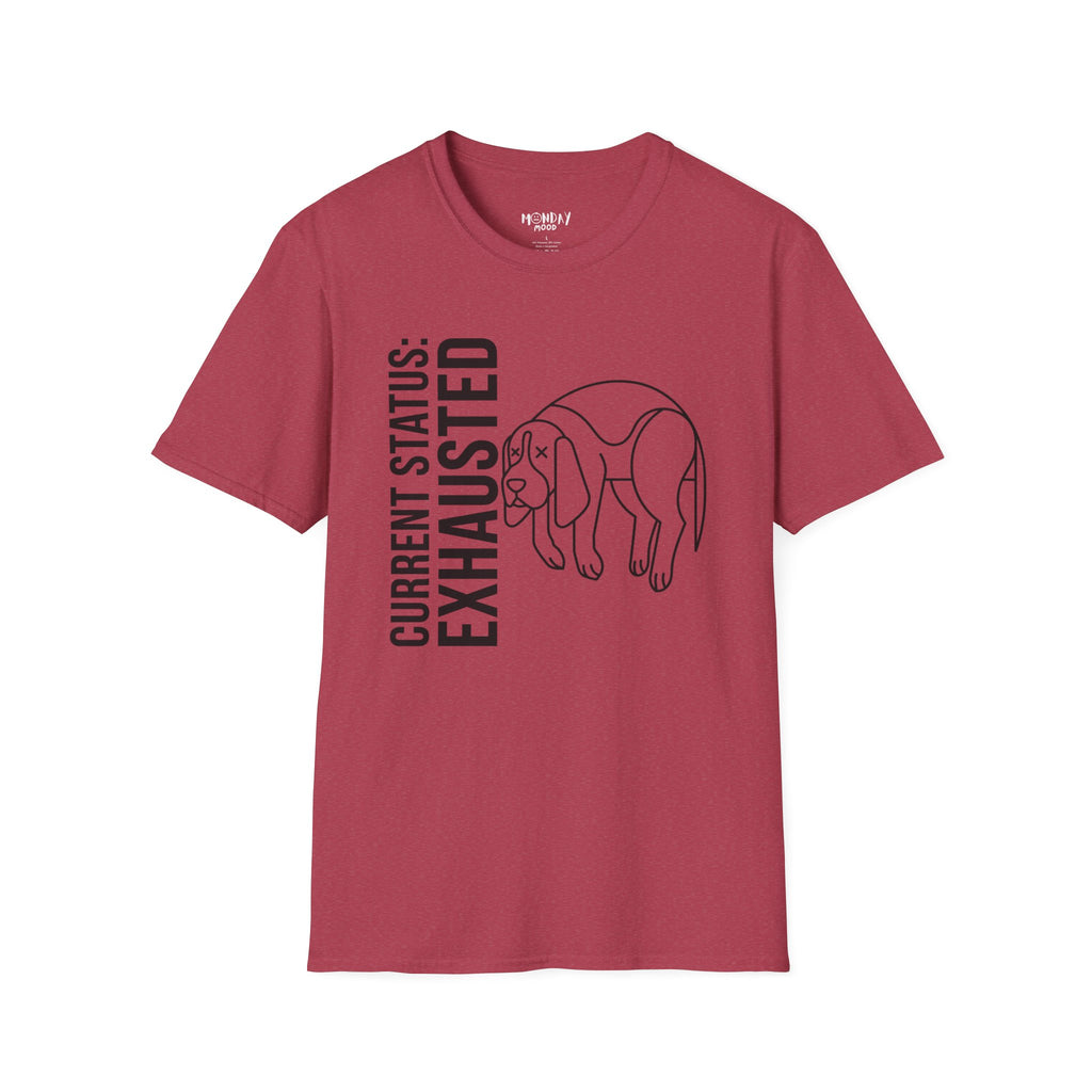 Current Status Exhausted T-Shirt