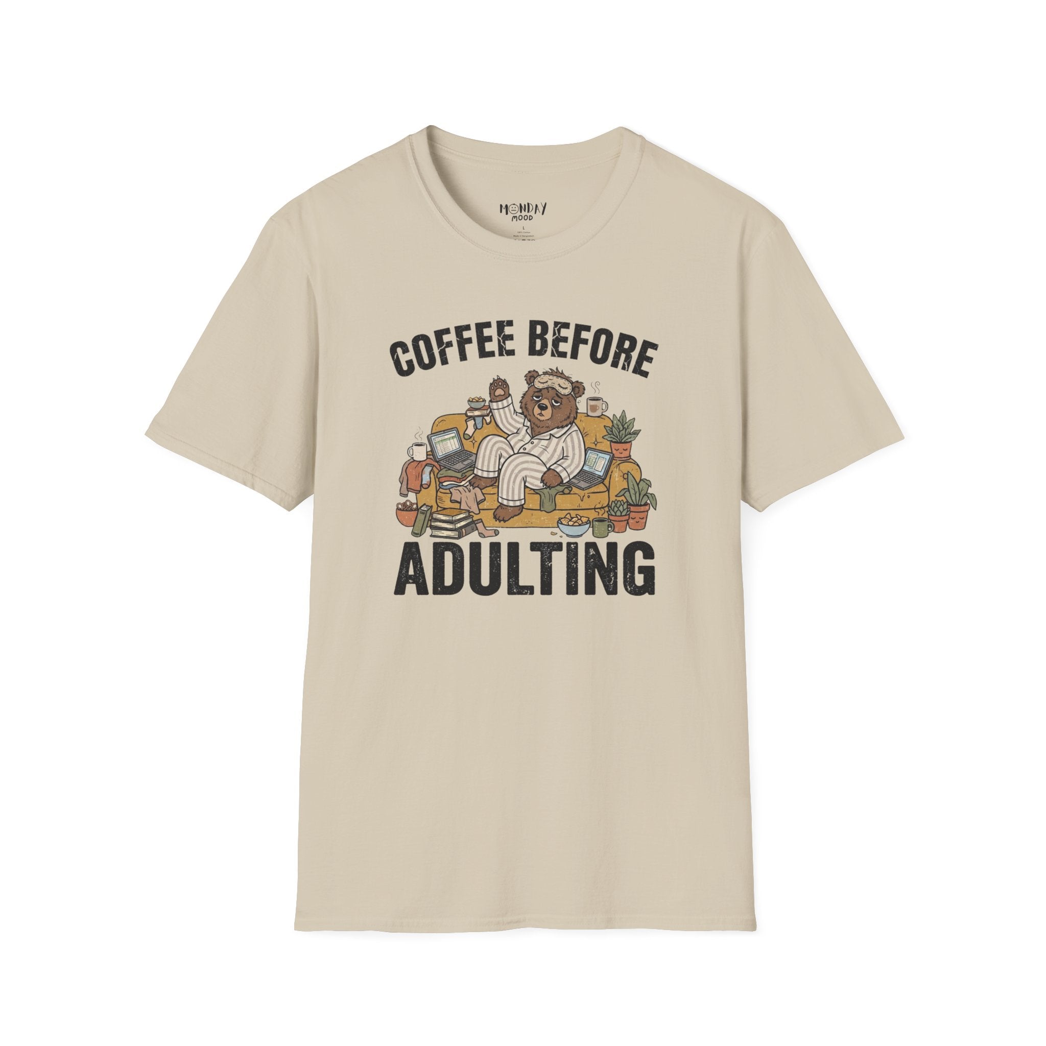 Coffee Before Adulting T-Shirt
