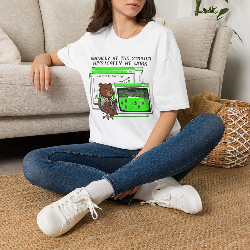 Mentally At The Stadium Physically At Work T-Shirt