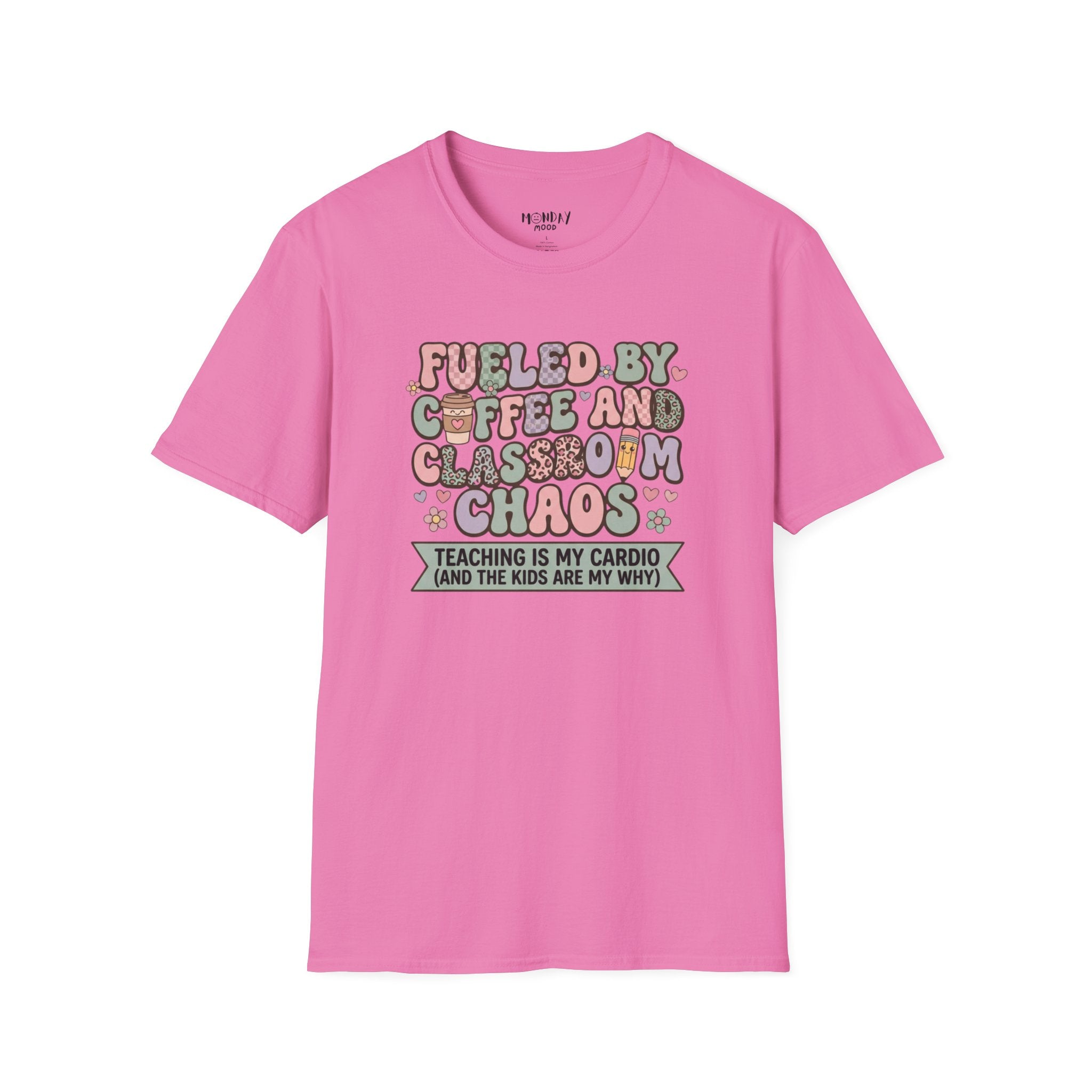 Fueled By Coffee And Classroom Chaos T-Shirt