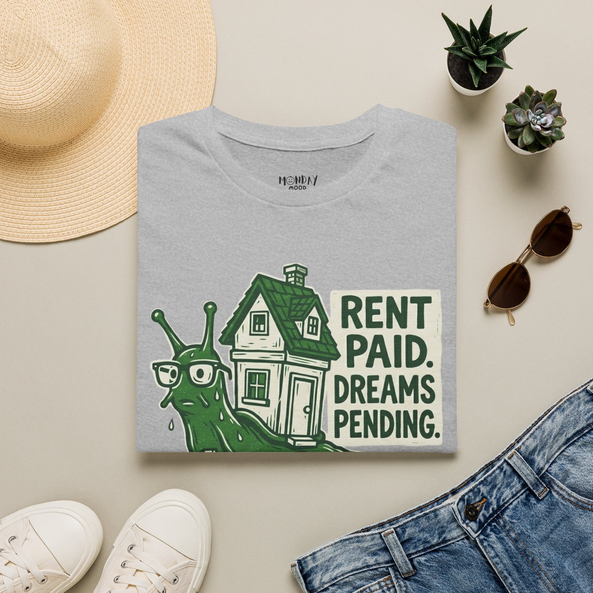 Rent Paid Dreams Pending T-Shirt