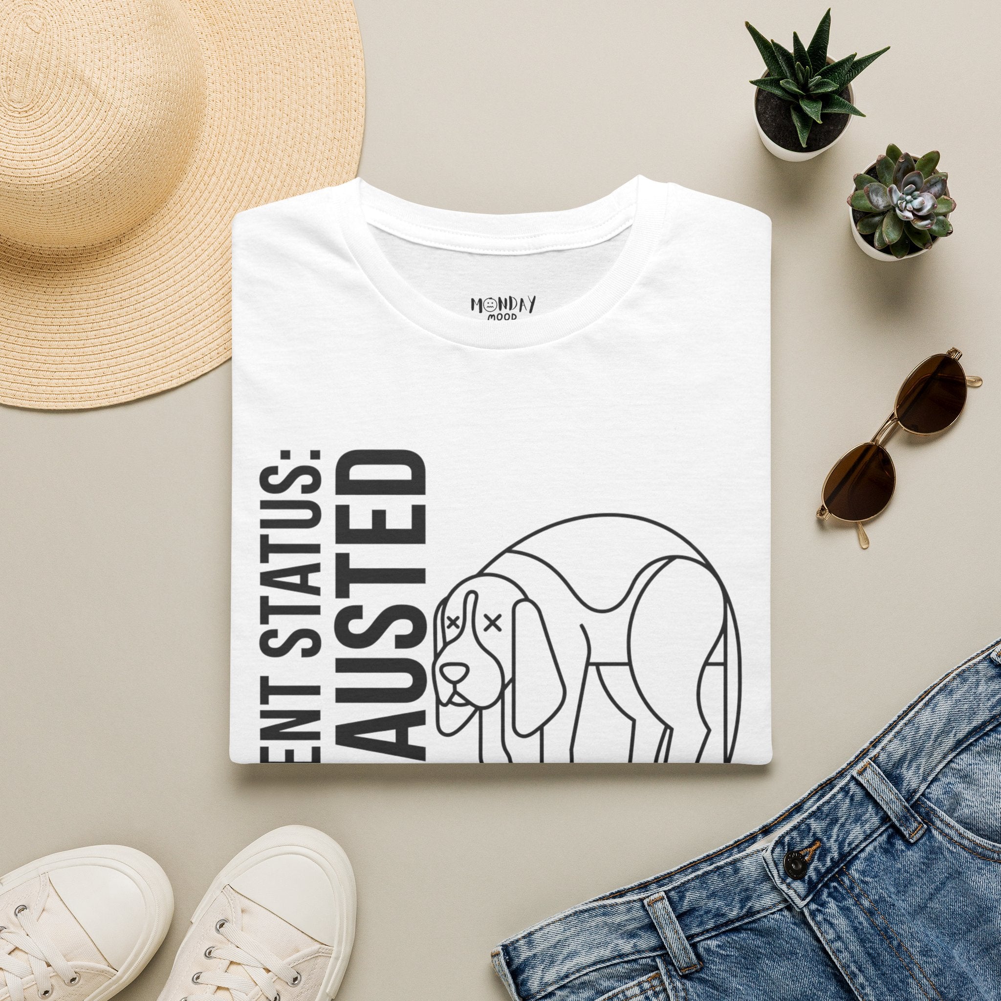 Current Status Exhausted T-Shirt
