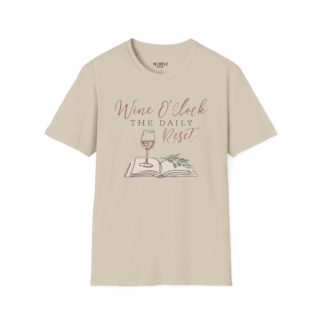 Wine O Clock The Daily Reset T-Shirt