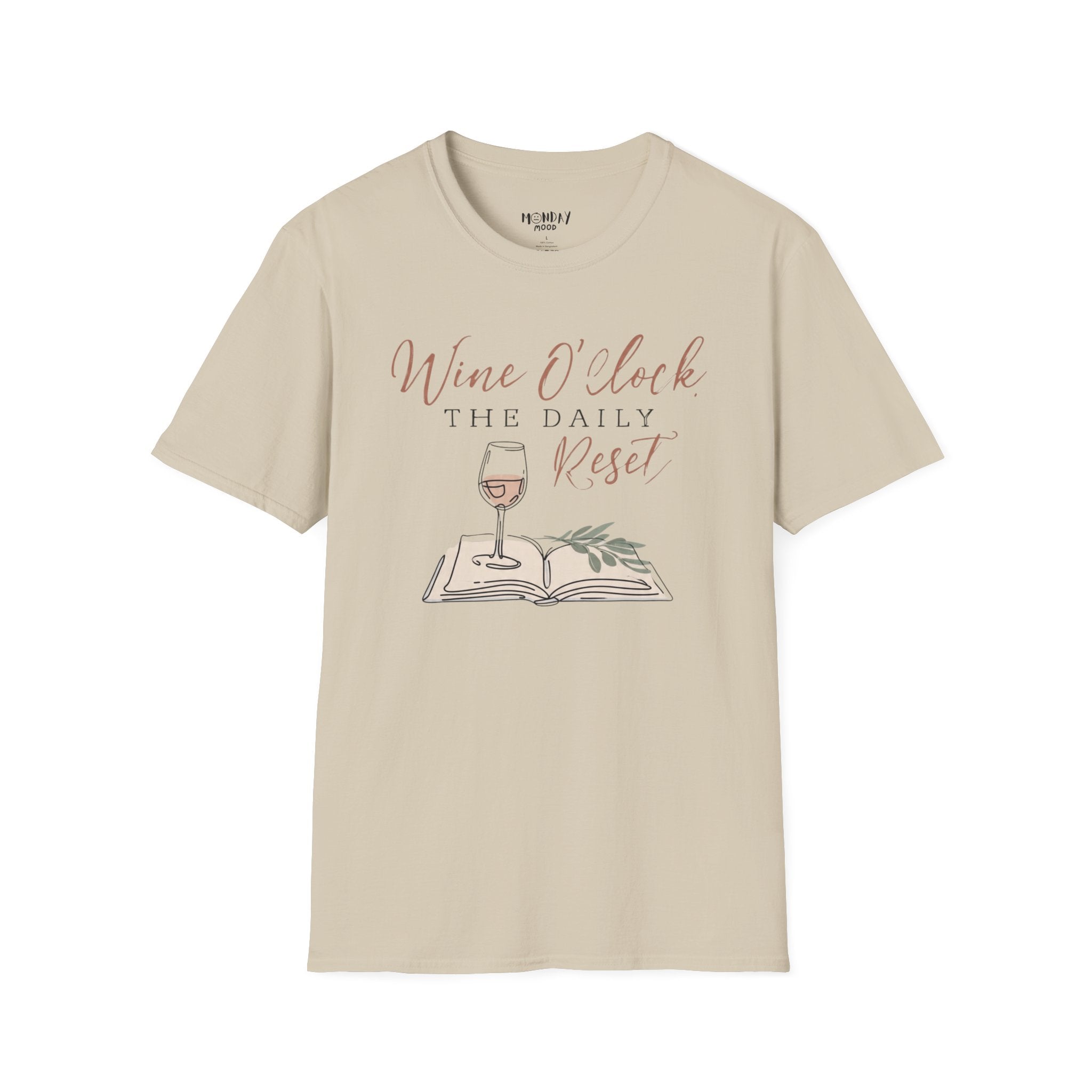 Wine O Clock The Daily Reset T-Shirt