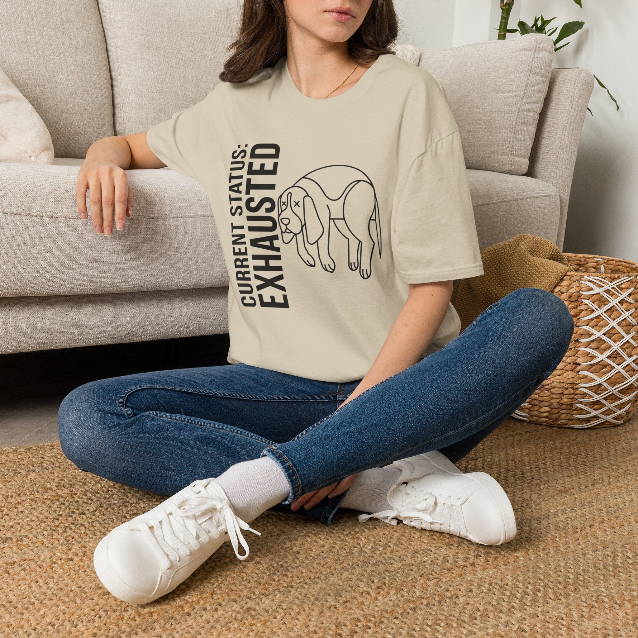 Current Status Exhausted T-Shirt