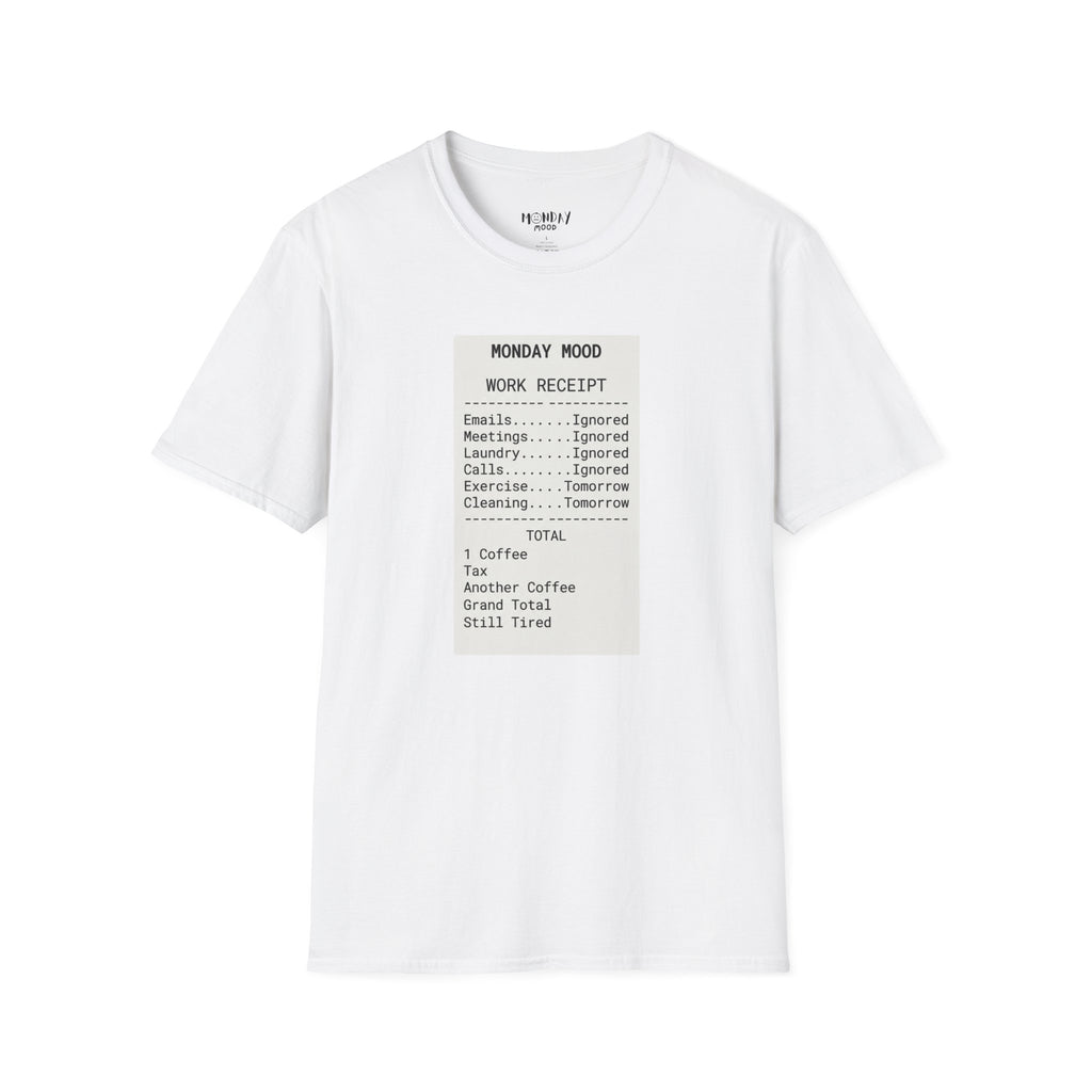 Work Receipt T-Shirt