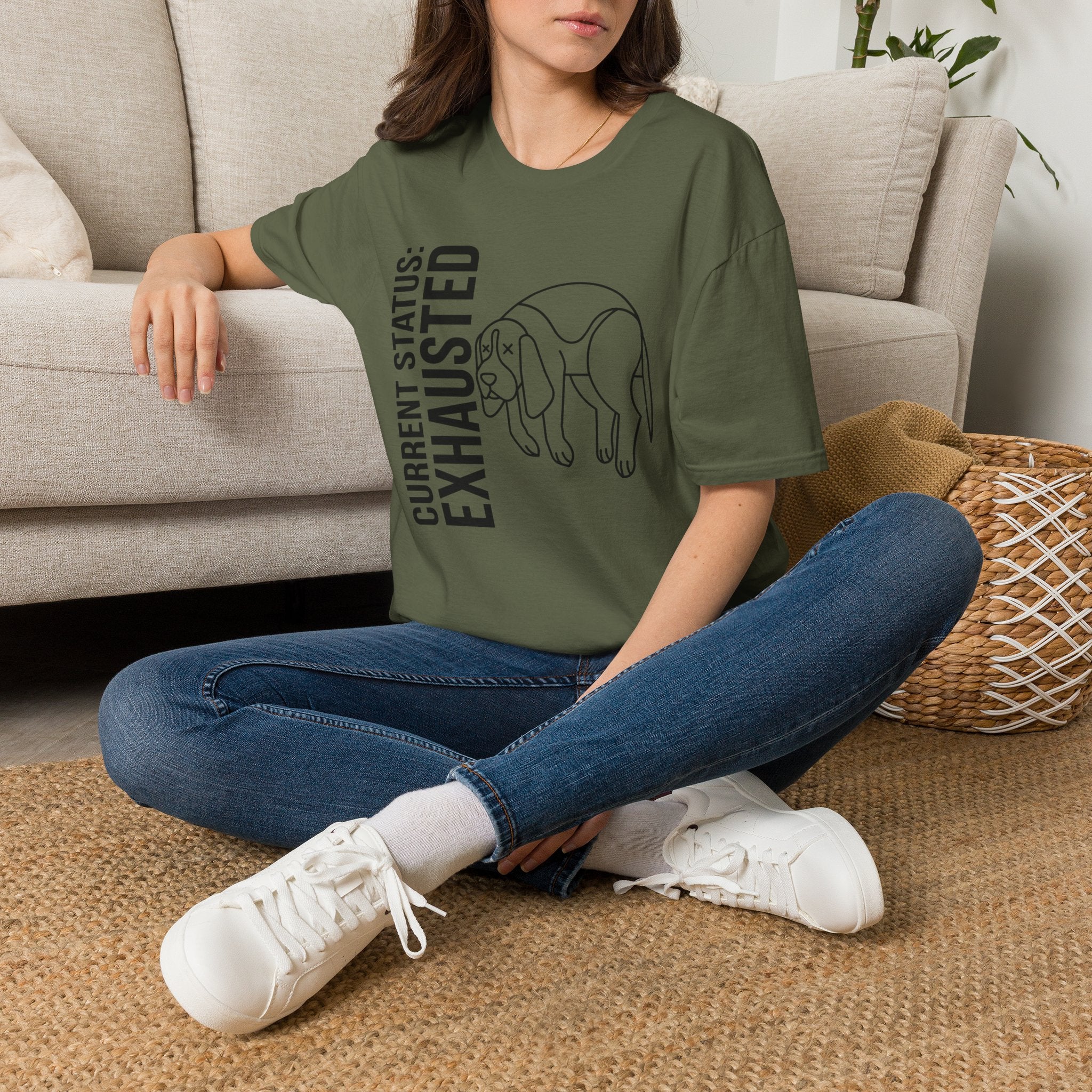Current Status Exhausted T-Shirt