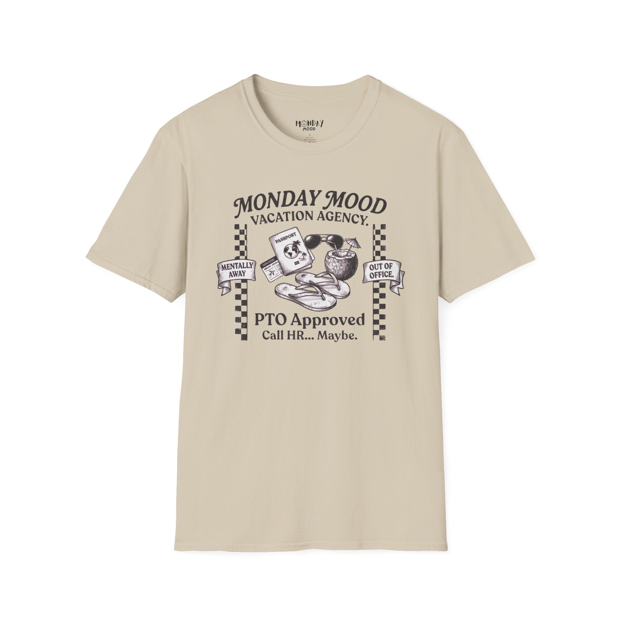 Monday Mood Vacation Agency T-Shirt