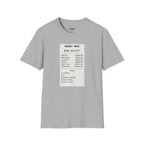 Work Receipt T-Shirt