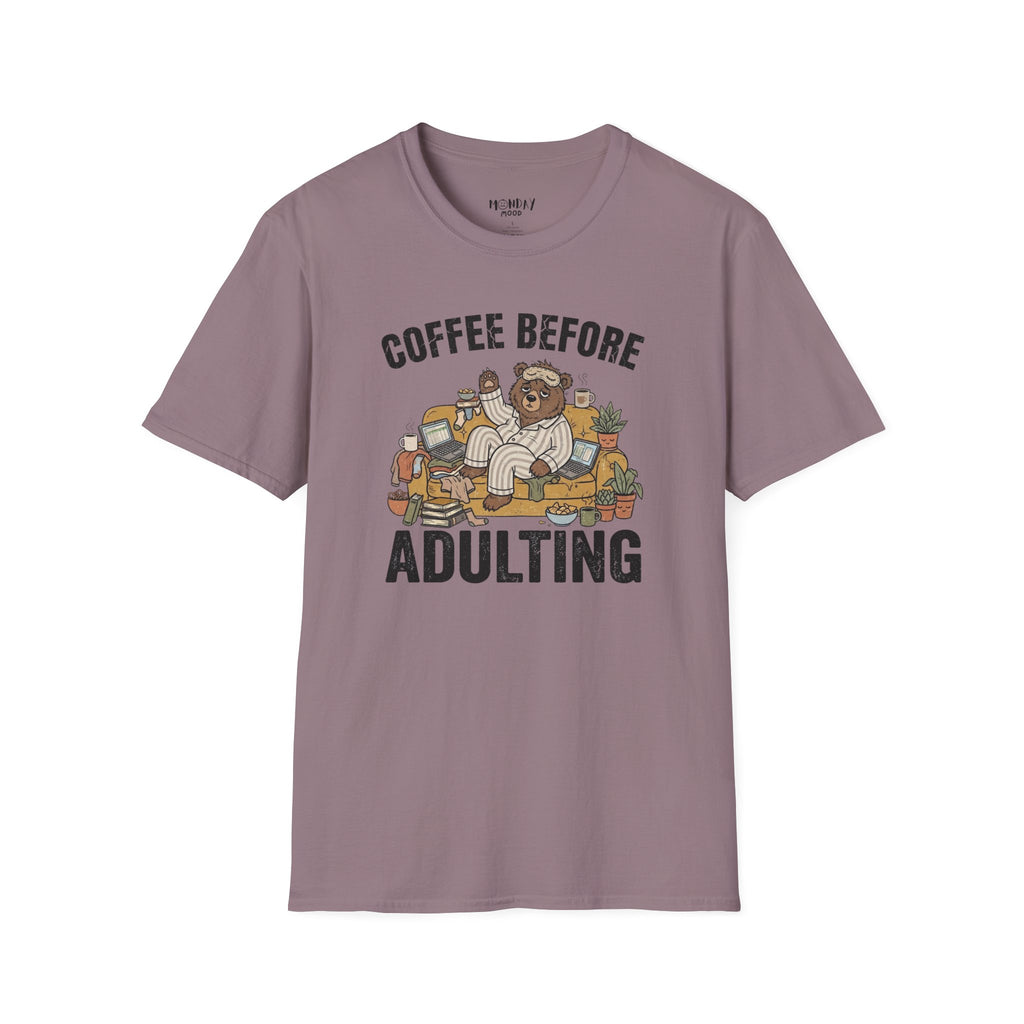 Coffee Before Adulting T-Shirt