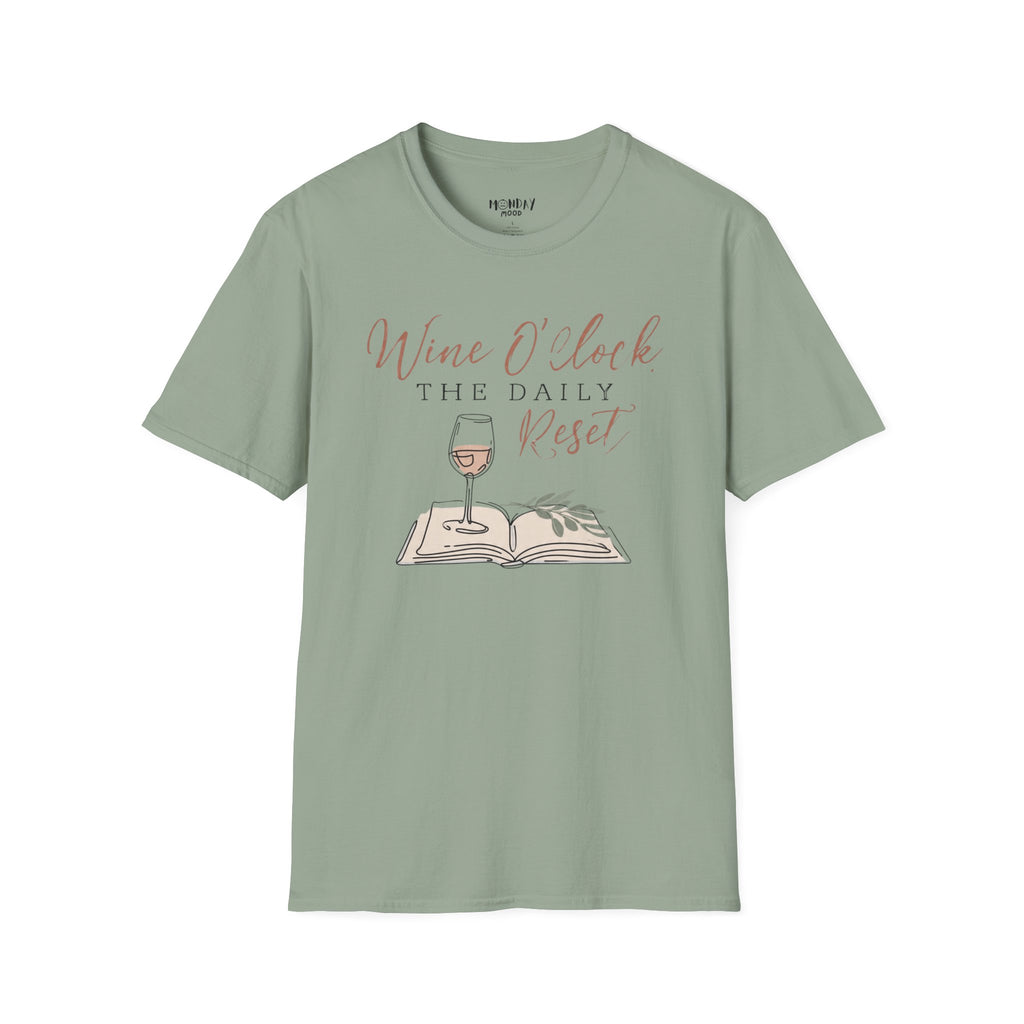 Wine O Clock The Daily Reset T-Shirt