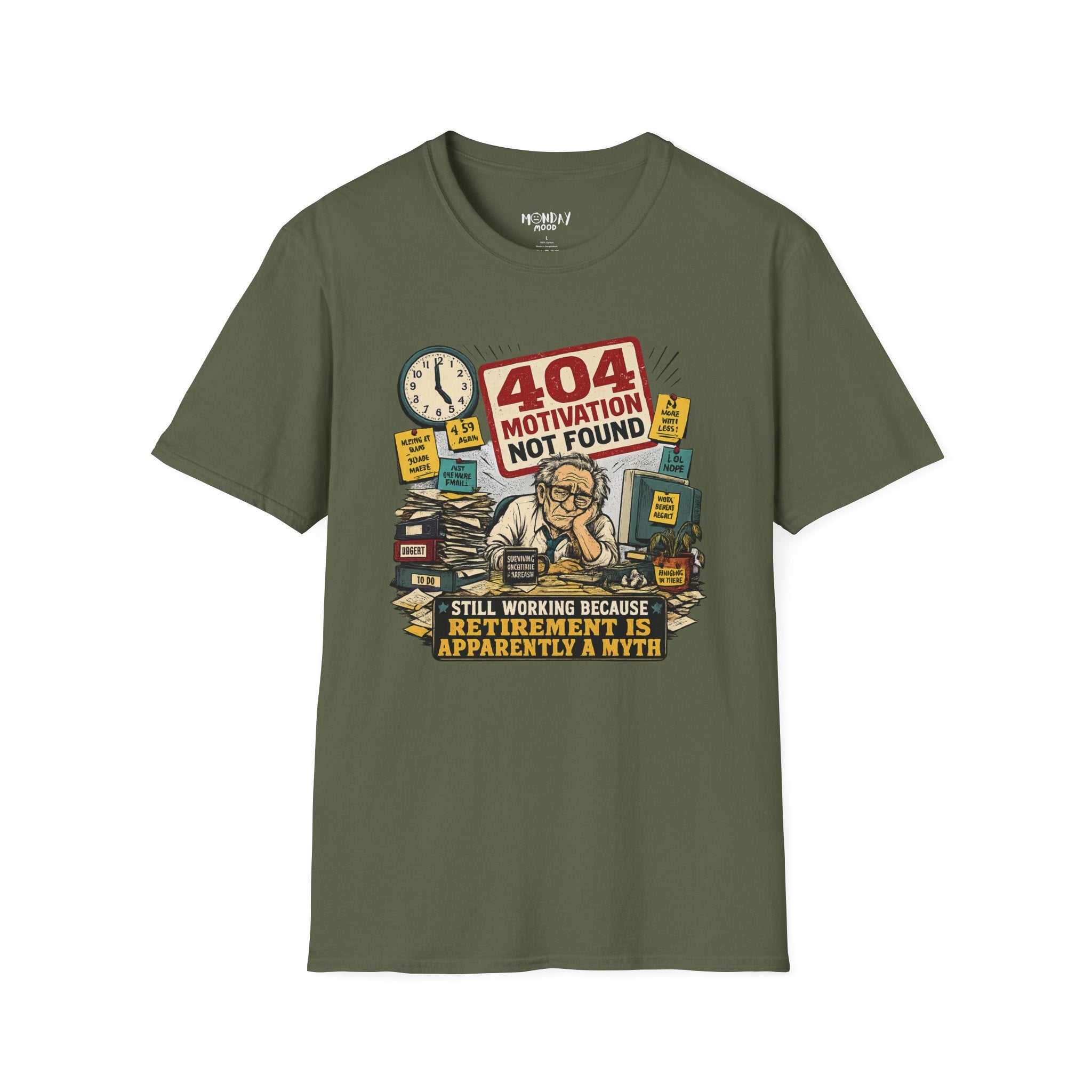 404 Motivation Not Found T-Shirt