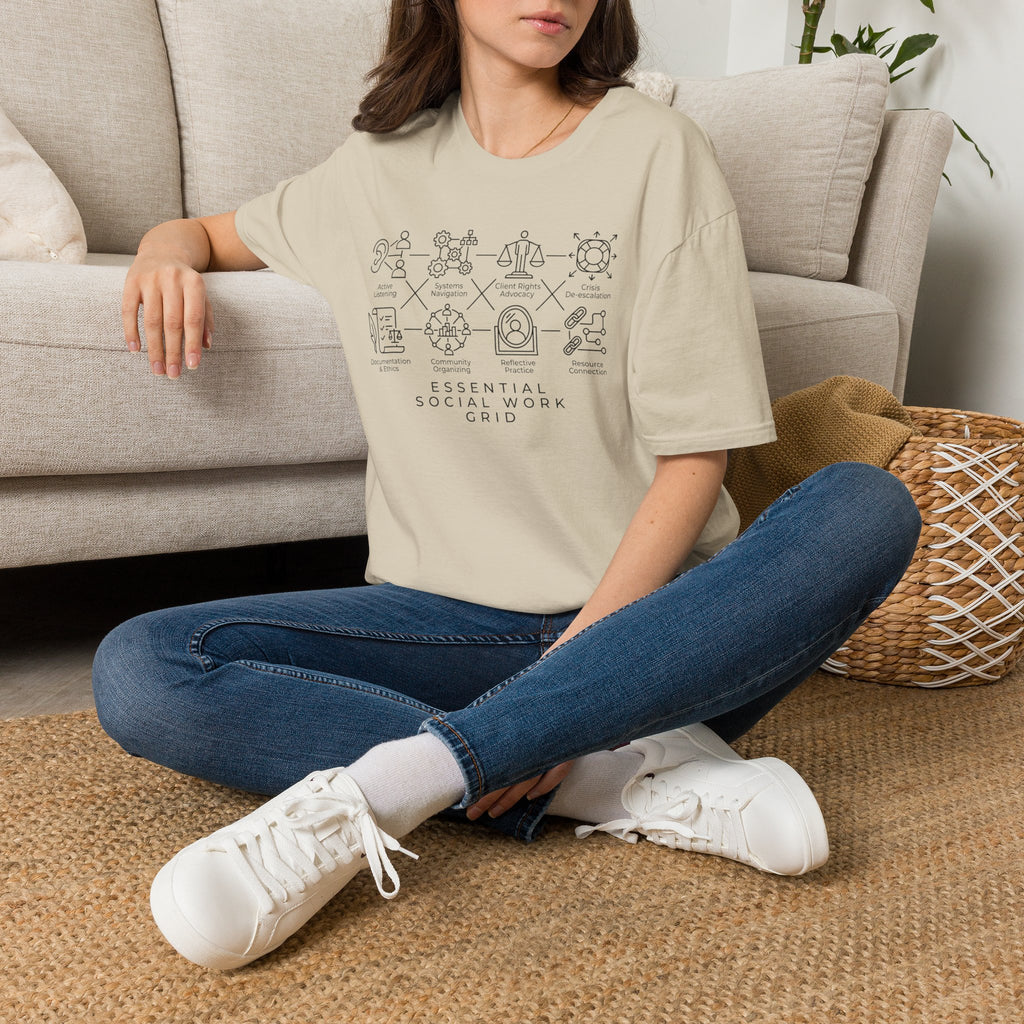 Essential Social Work Grid T-Shirt