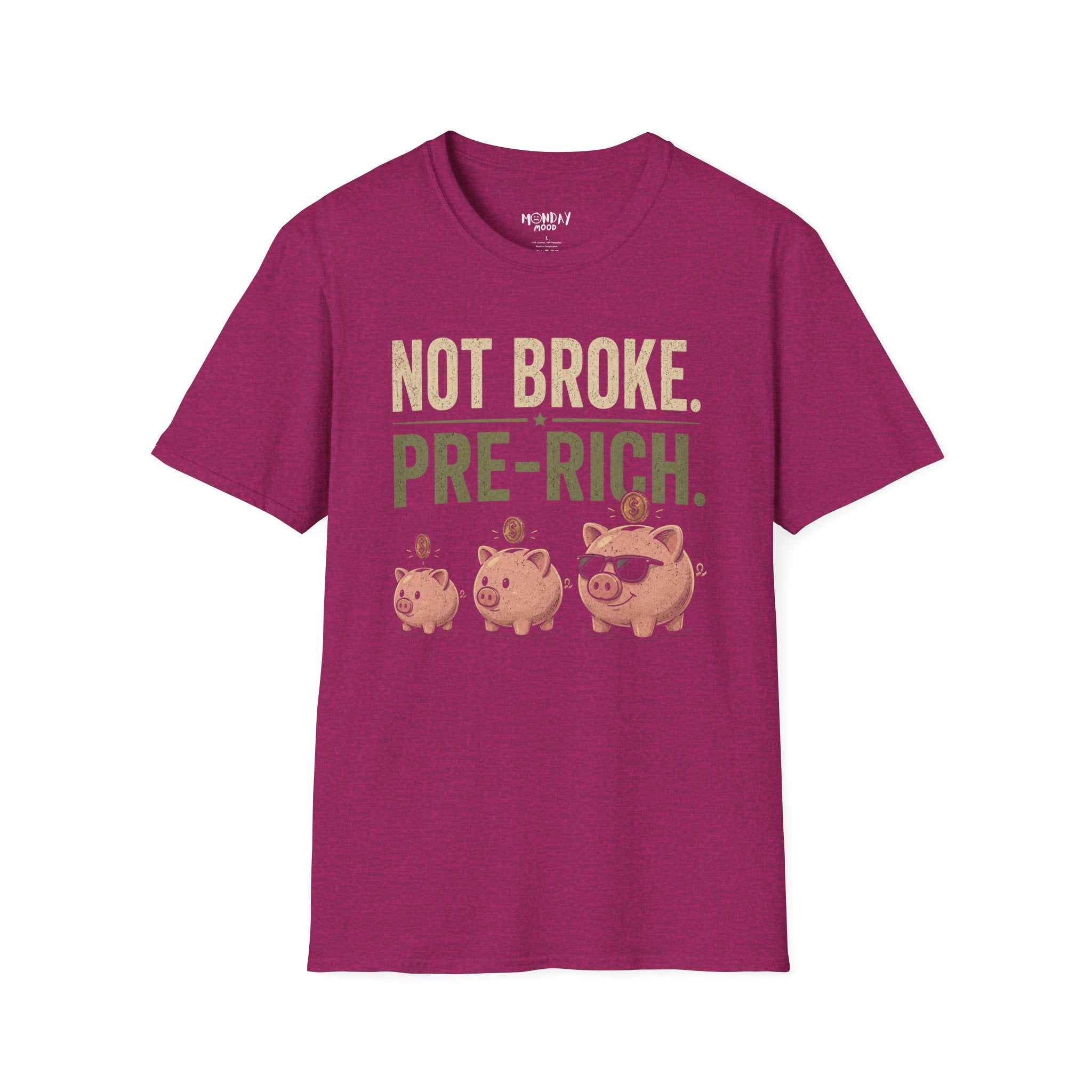 Pre-Rich Piggy Bank T-Shirt