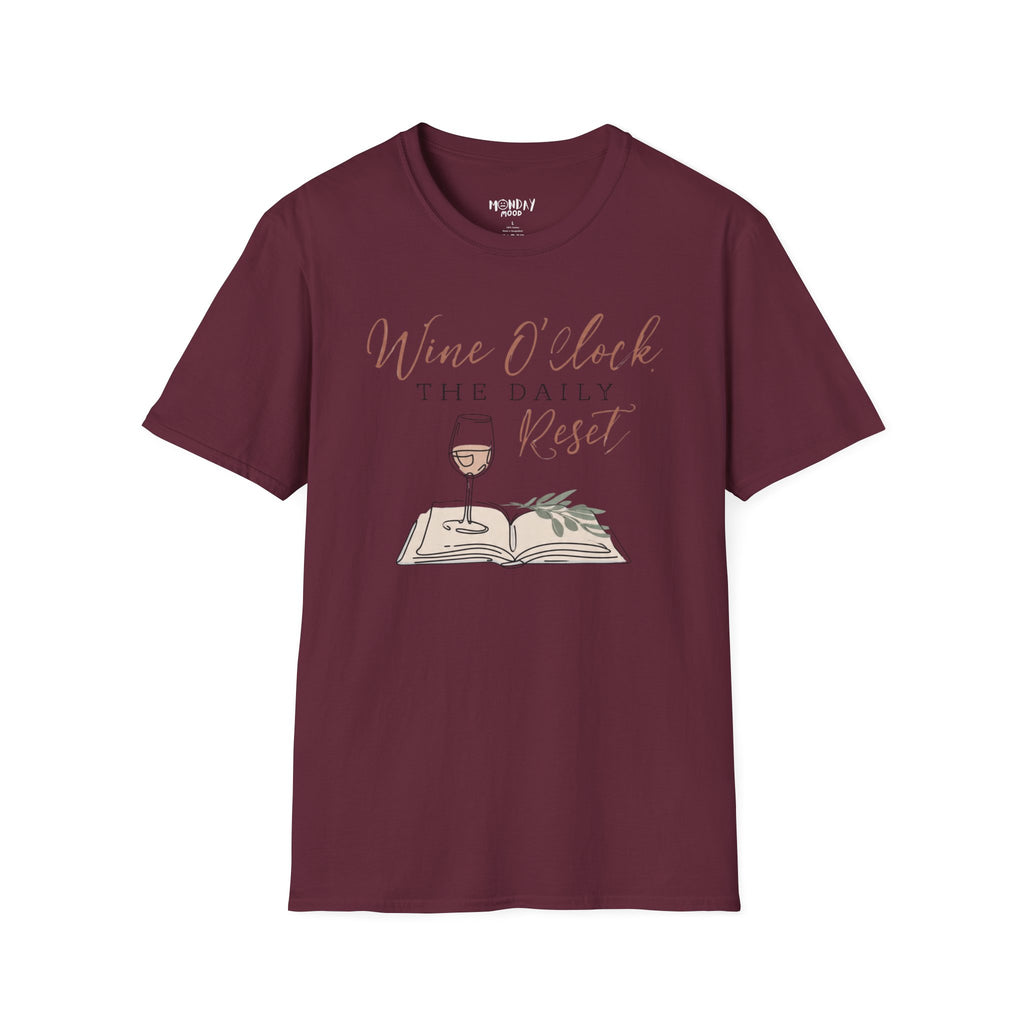 Wine O Clock The Daily Reset T-Shirt