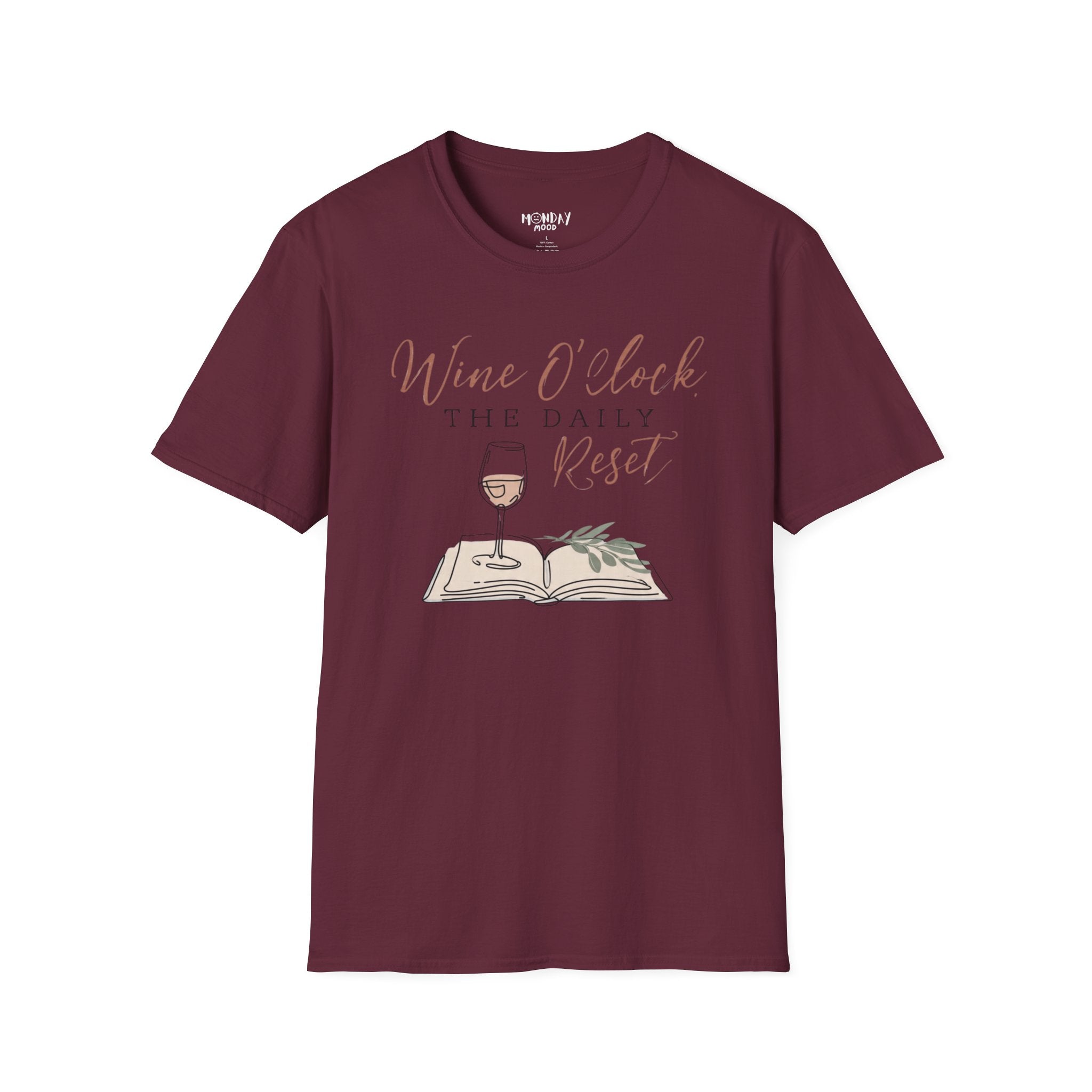 Wine O Clock The Daily Reset T-Shirt