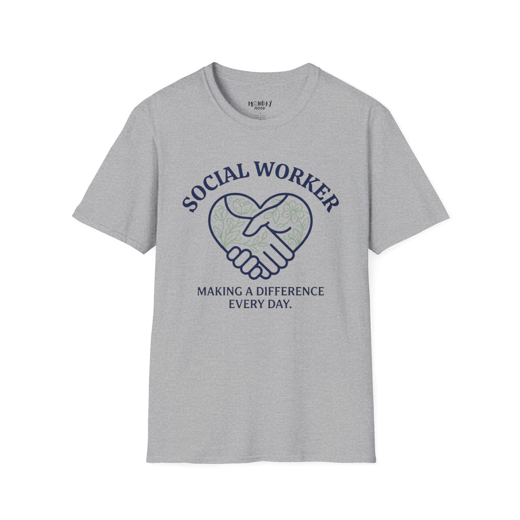 Social Worker Making A Difference Every Day T-Shirt