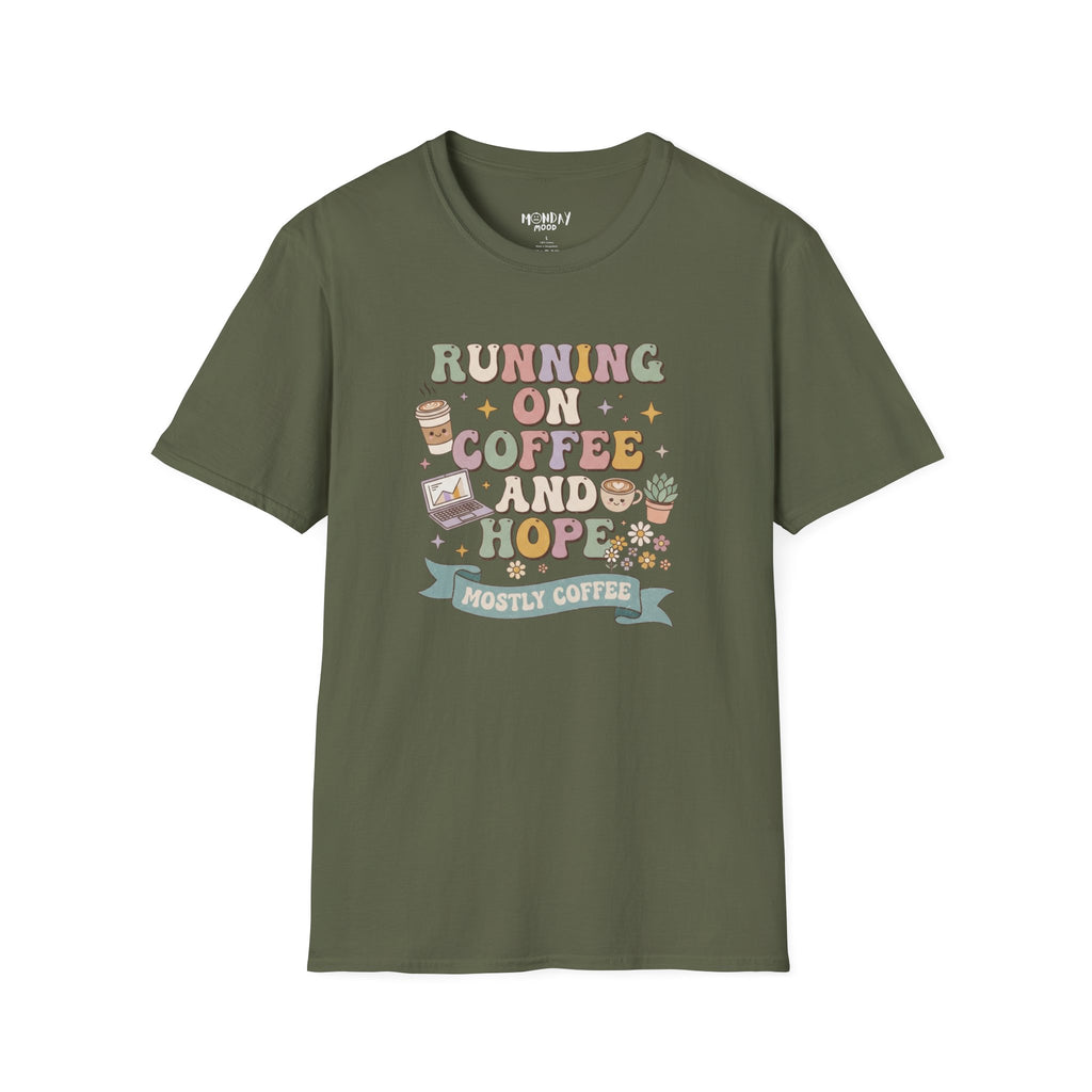Running On Coffee And Hope T-Shirt