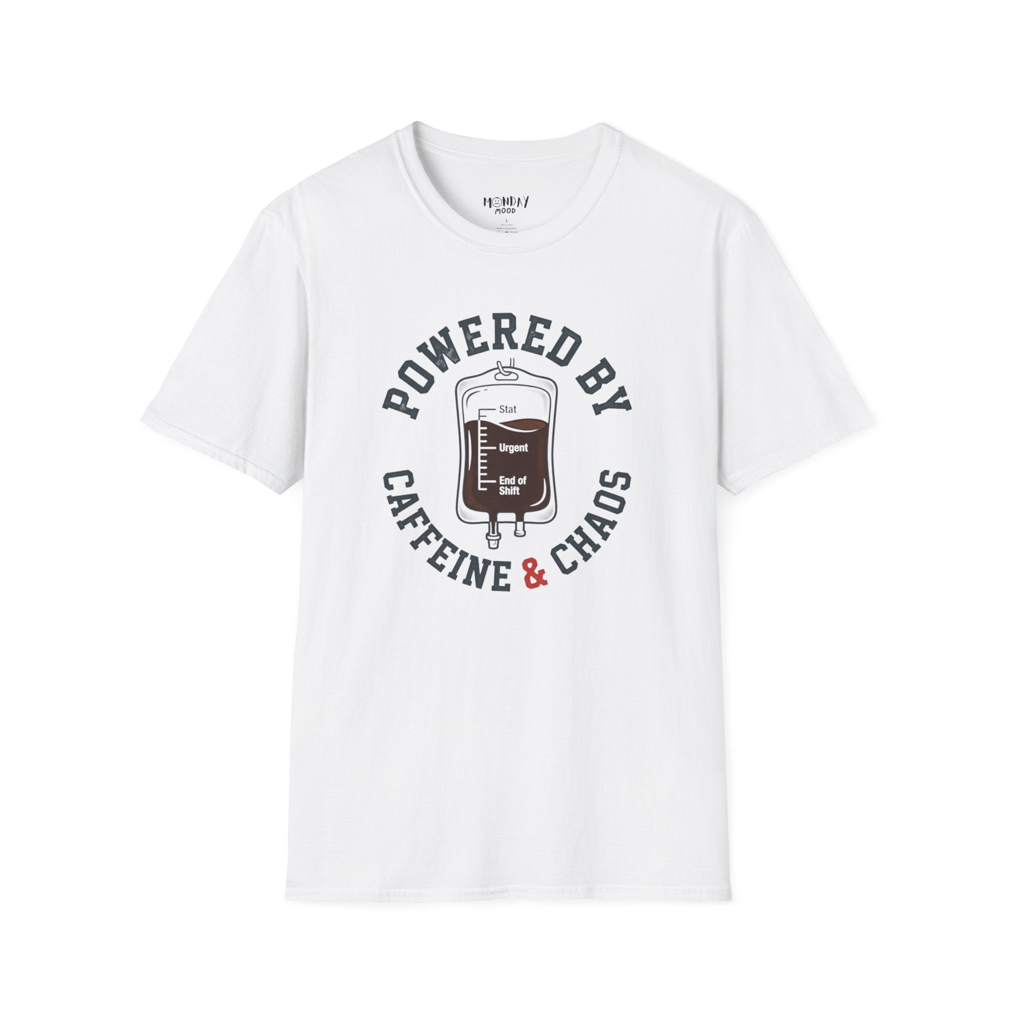 Powered By Caffeine & Chaos T-Shirt
