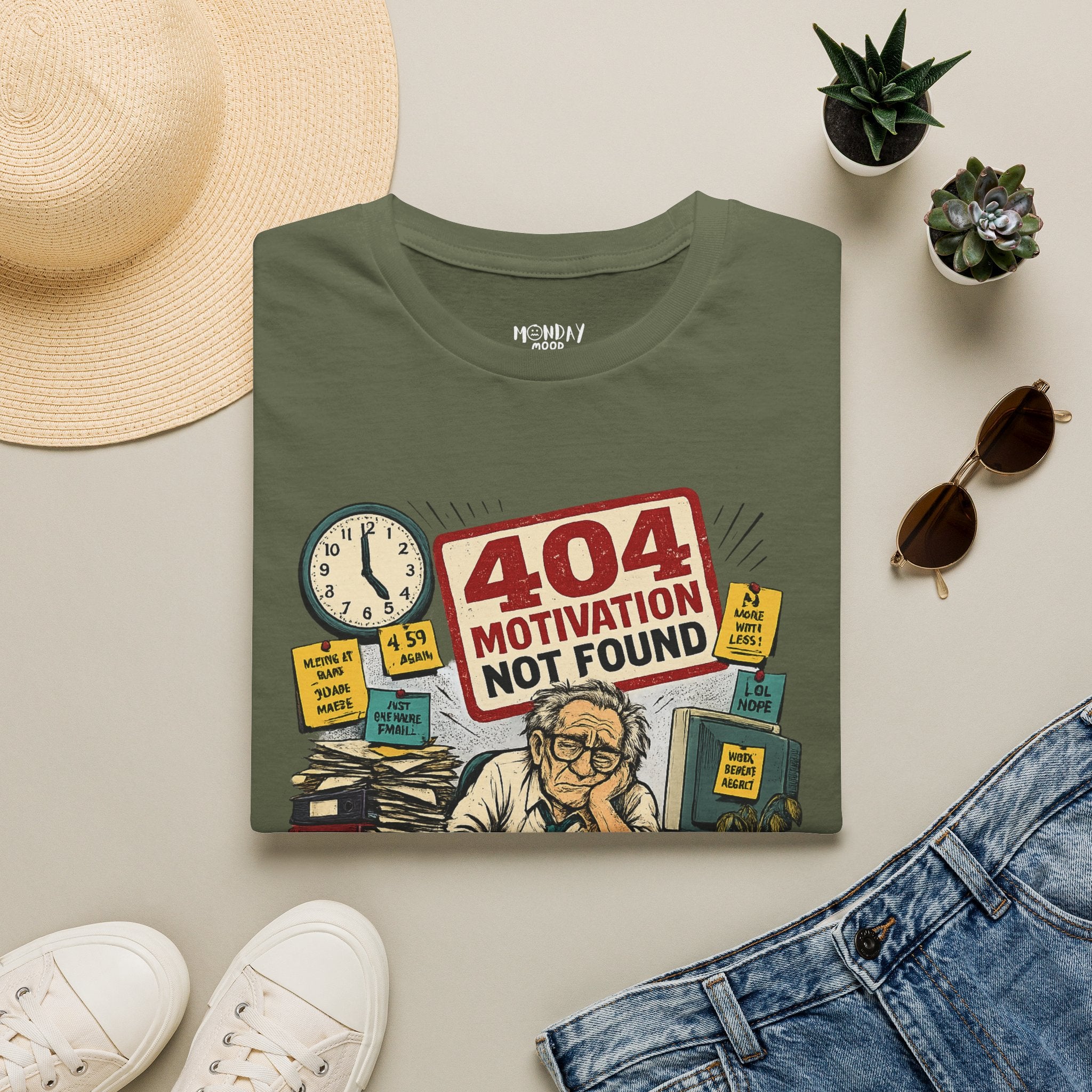 404 Motivation Not Found T-Shirt