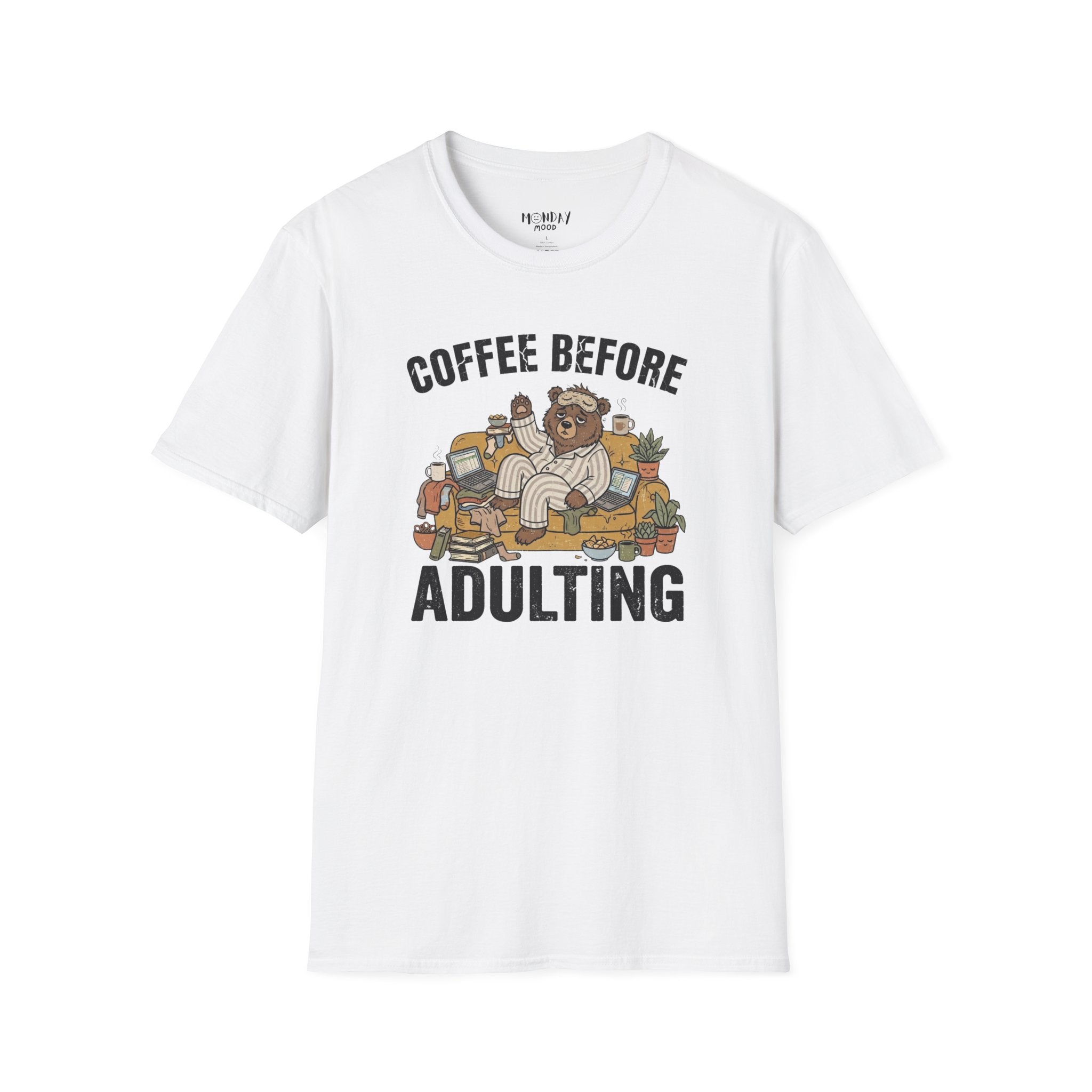Coffee Before Adulting T-Shirt