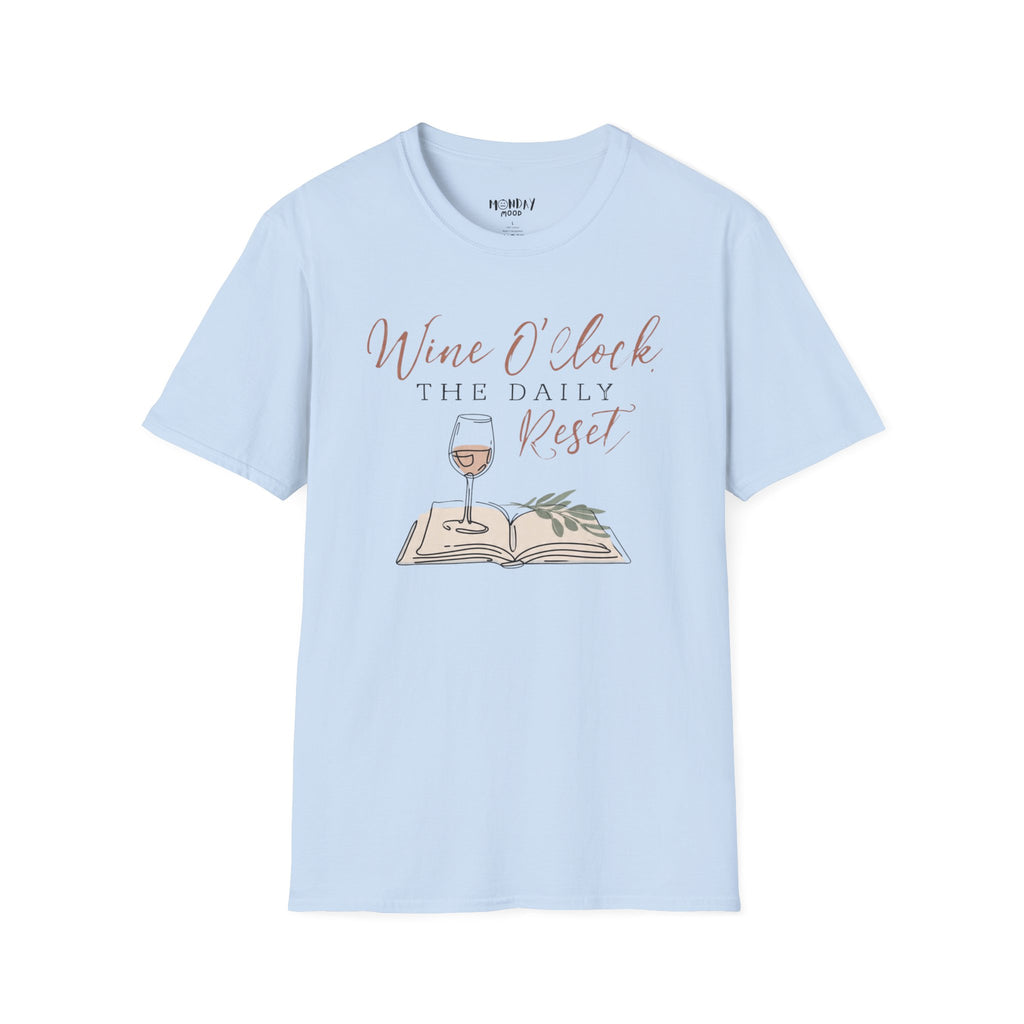 Wine O Clock The Daily Reset T-Shirt