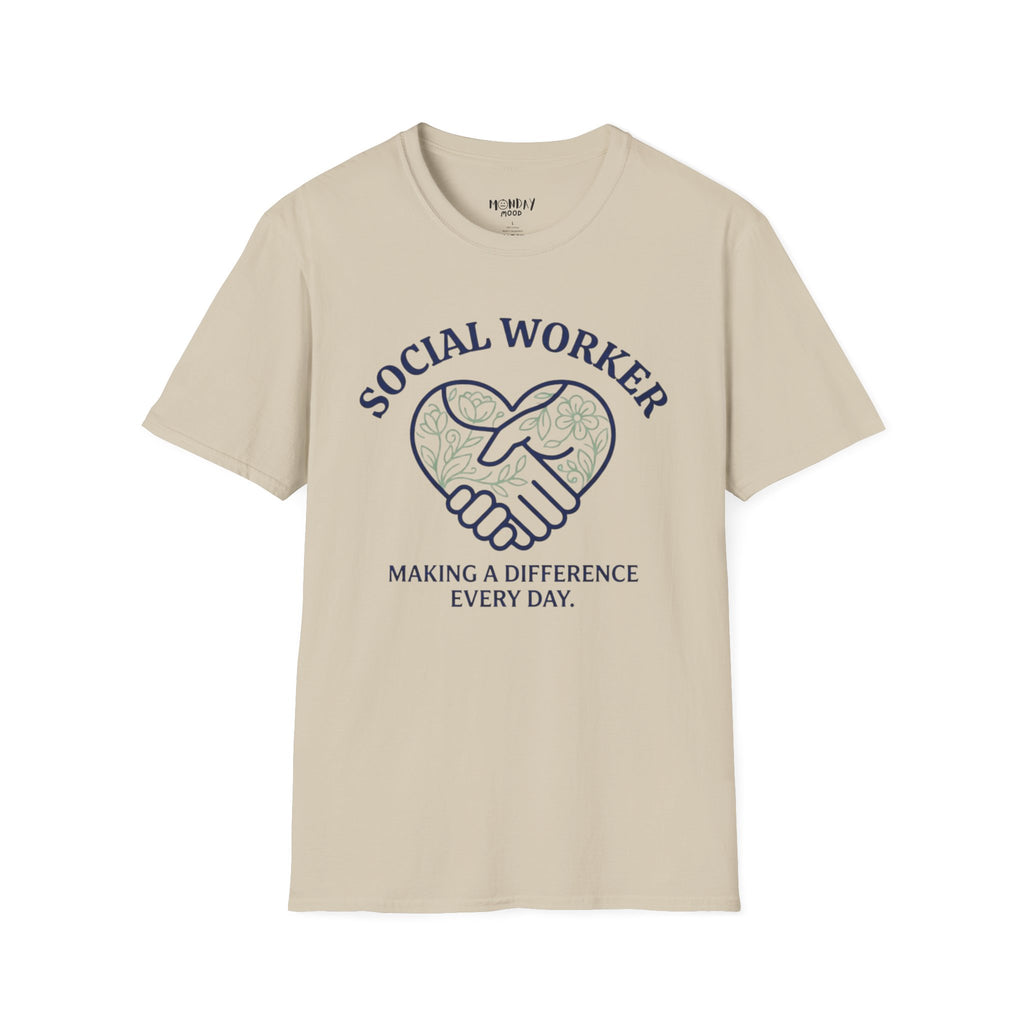 Social Worker Making A Difference Every Day T-Shirt