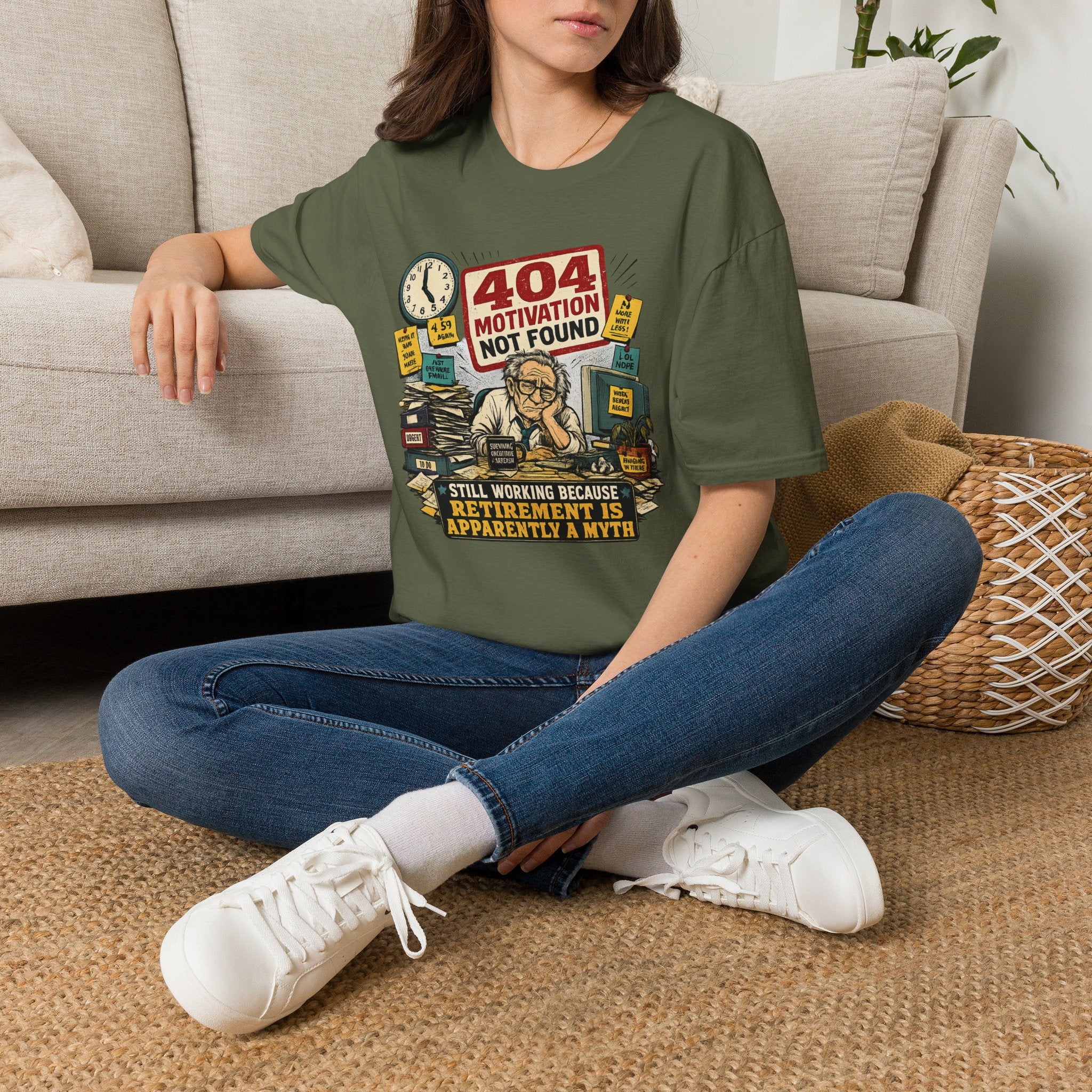404 Motivation Not Found T-Shirt