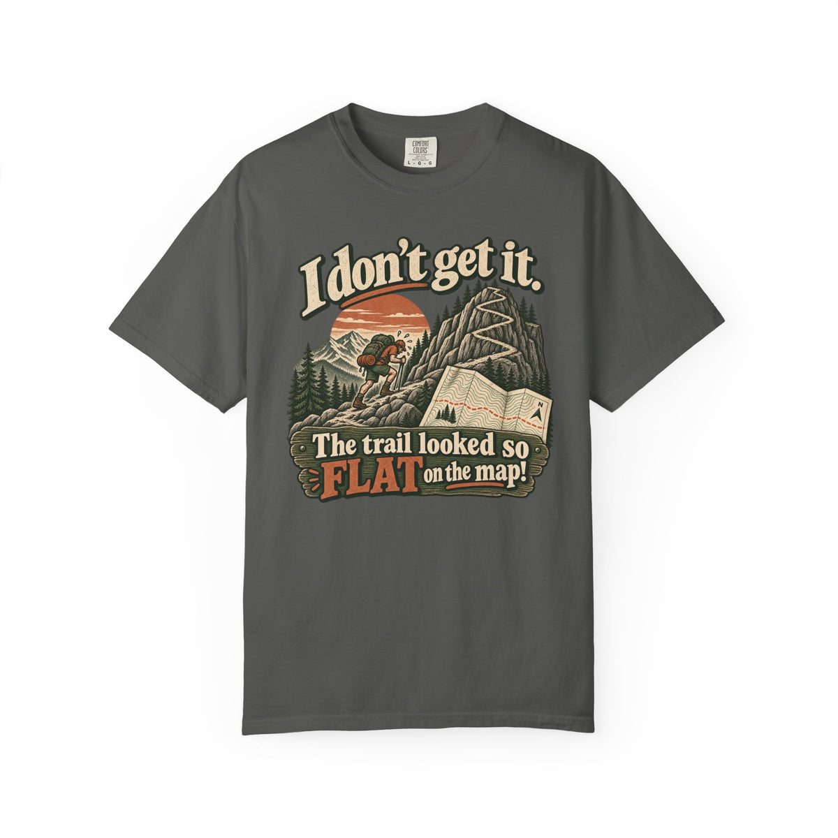 Flat On Map T-Shirt