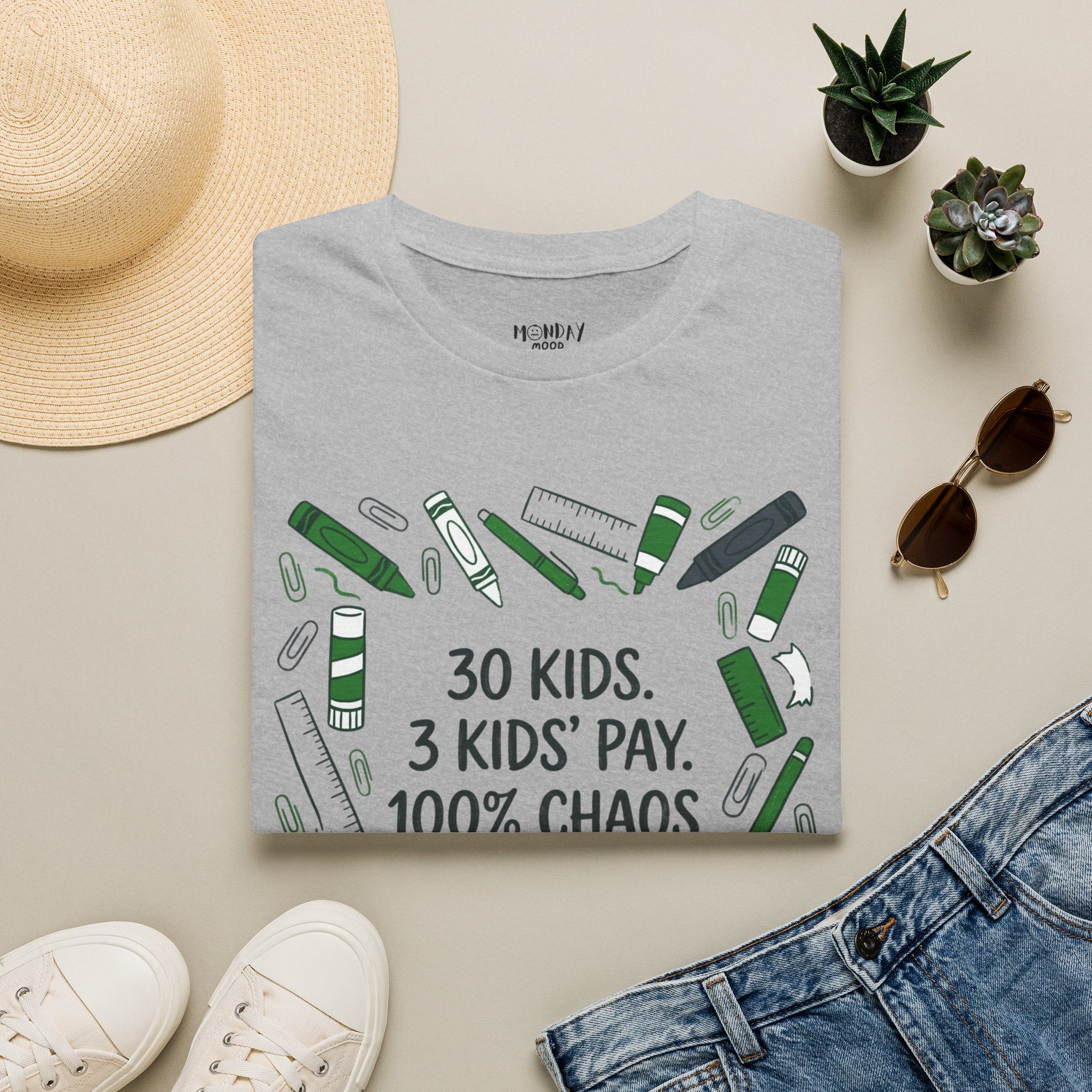 30 Kids. 3 Kids' Pay. 100% Chaos T-Shirt