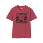 My Patience Is Not Low You Are Just A Drain On My Resources T-Shirt