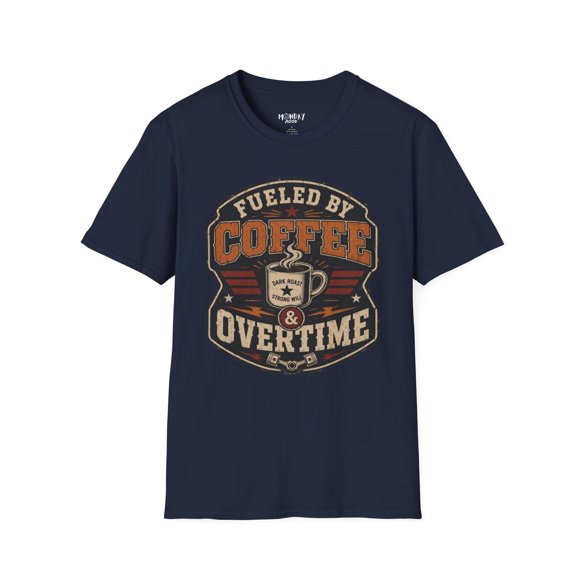 Fueled By Coffee Overtime T-Shirt