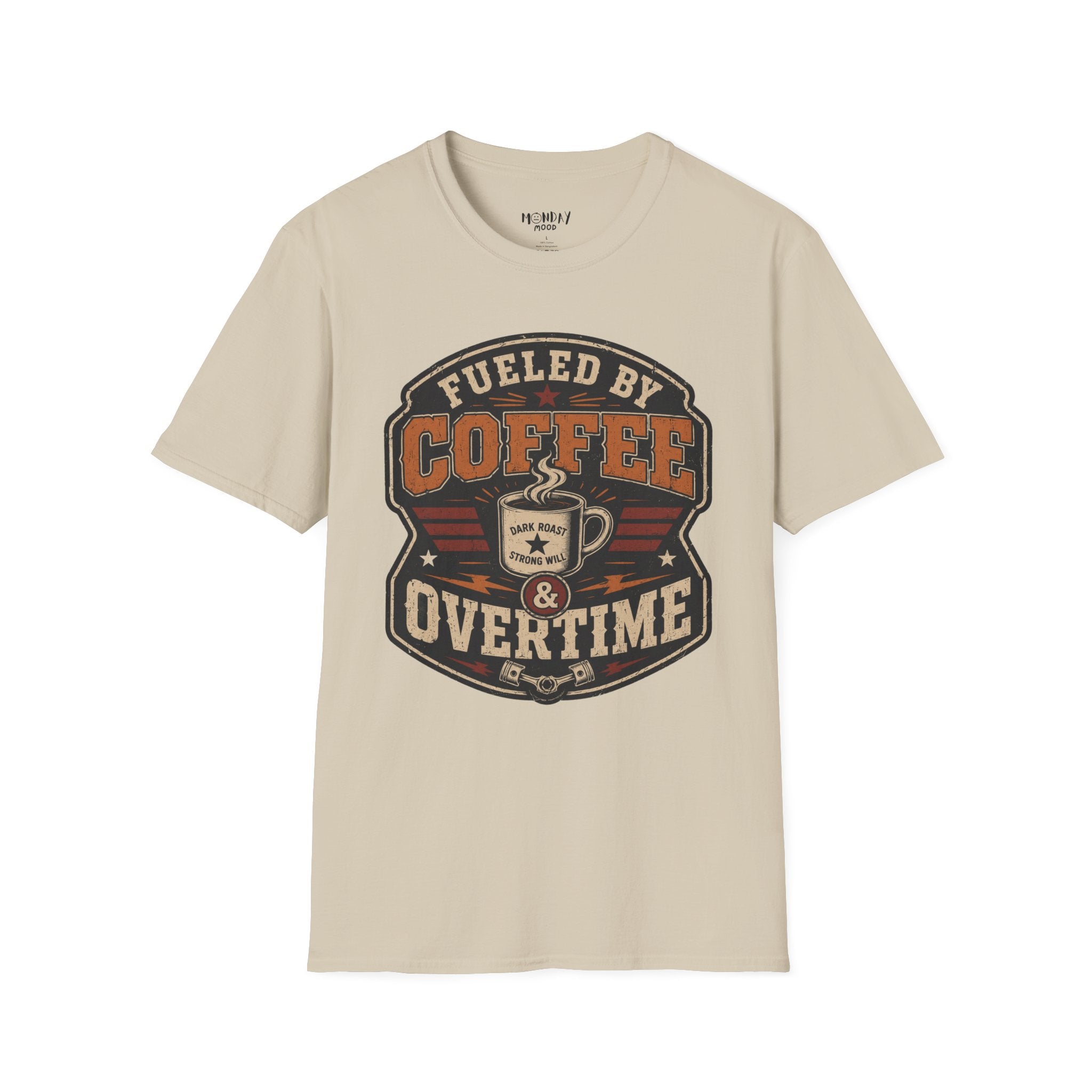 Fueled By Coffee Overtime T-Shirt