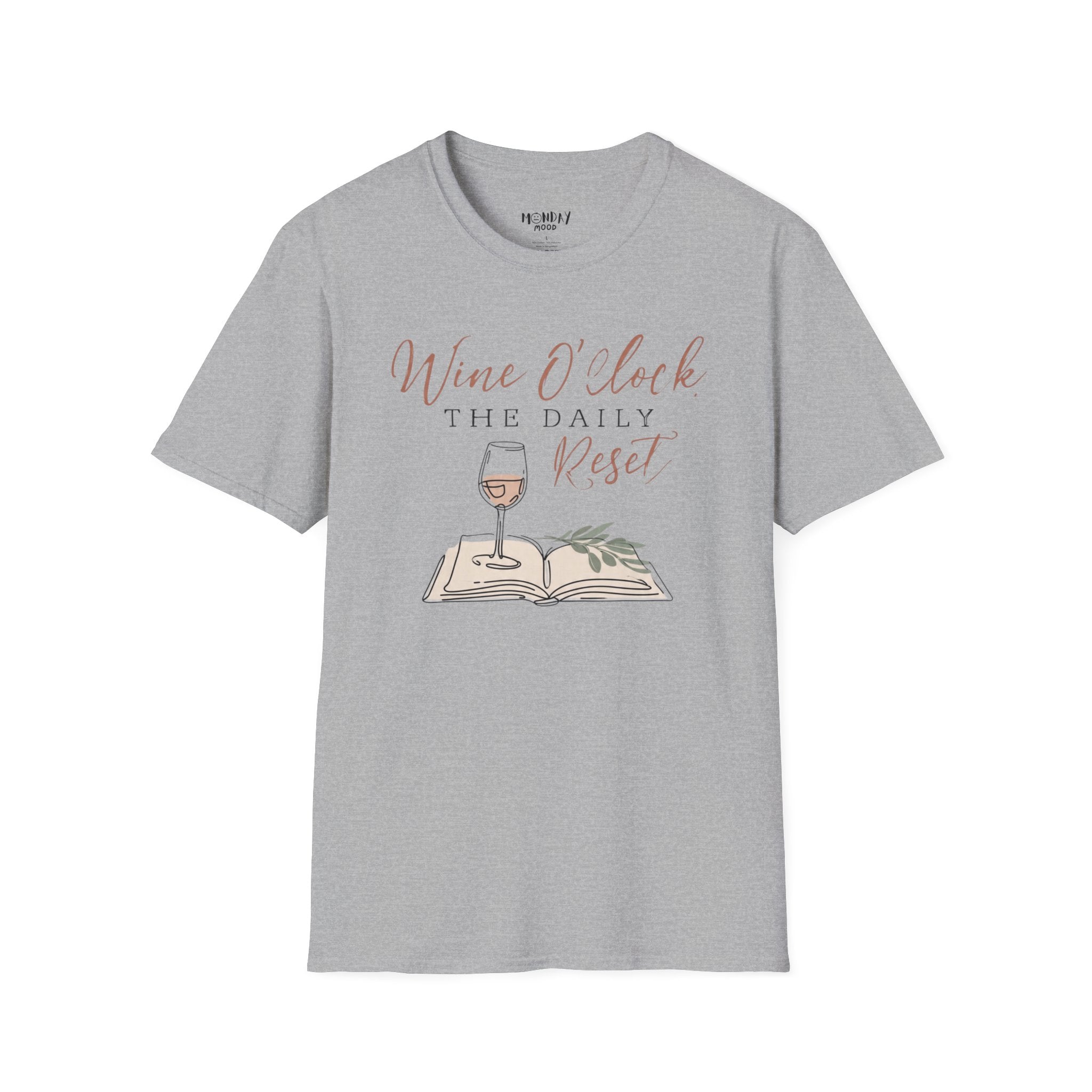 Wine O Clock The Daily Reset T-Shirt