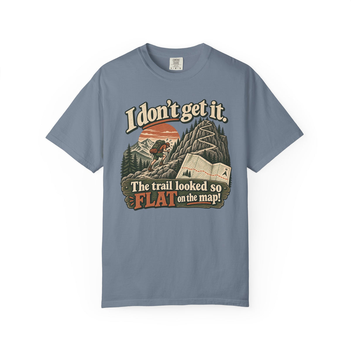 Flat On Map T-Shirt
