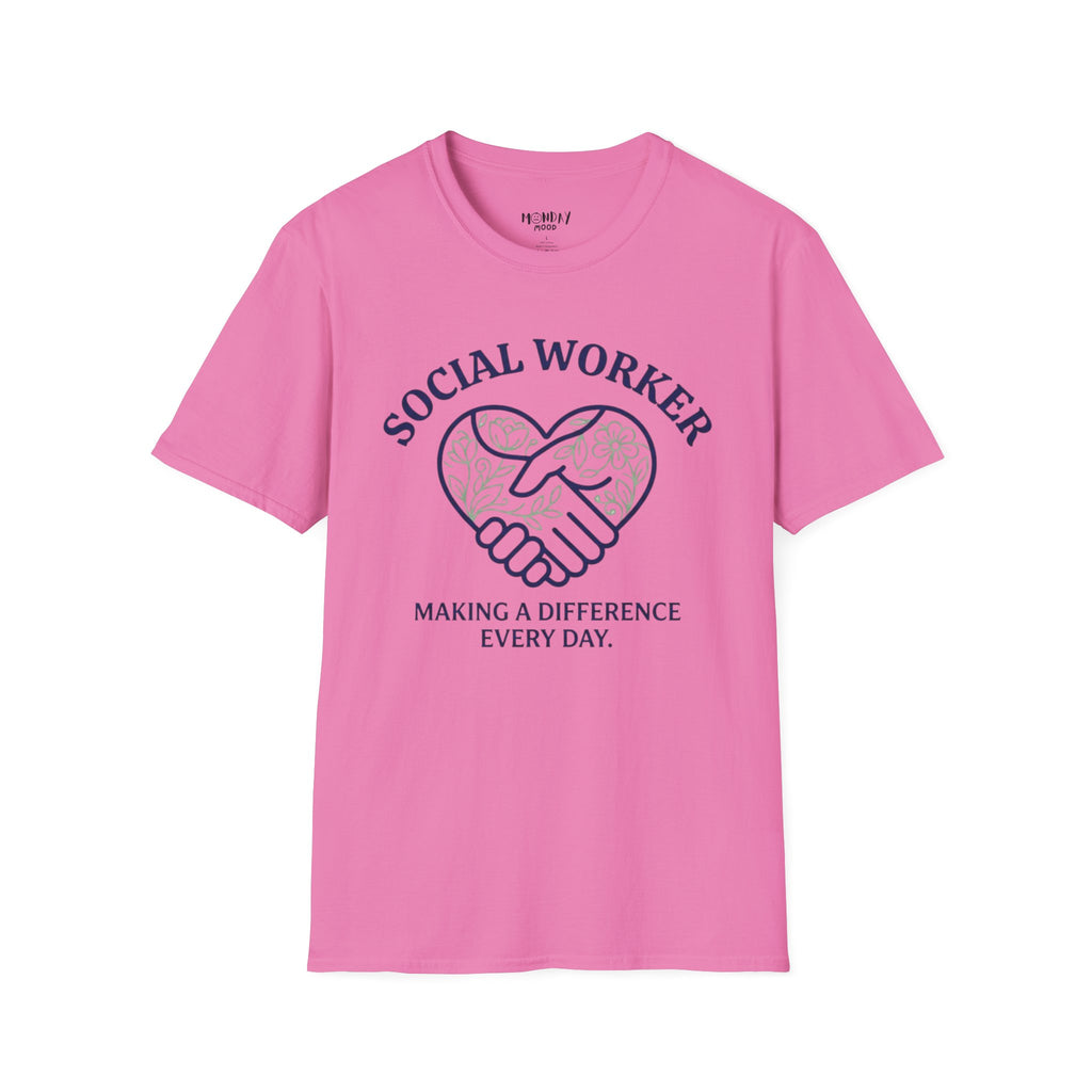 Social Worker Making A Difference Every Day T-Shirt