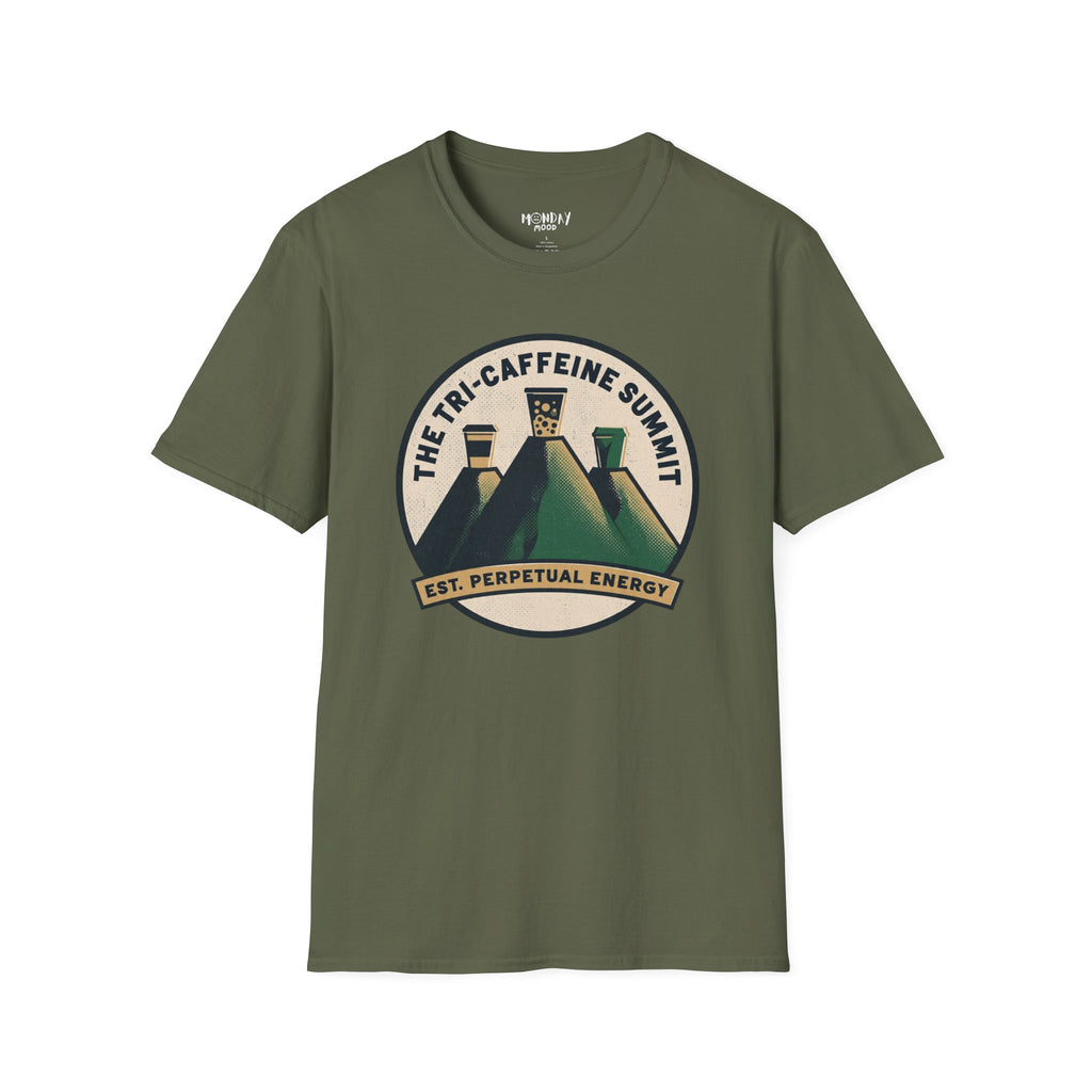The Tri-Caffeine Summit T-Shirt