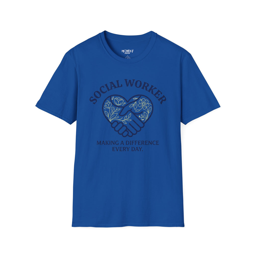 Social Worker Making A Difference Every Day T-Shirt