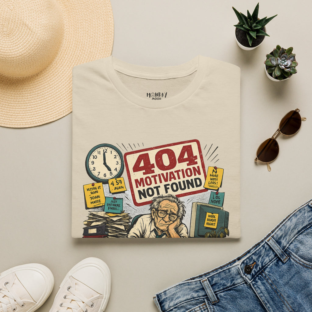 404 Motivation Not Found T-Shirt