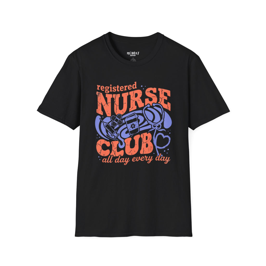 Registered Nurse Club All Day Every Day T-Shirt