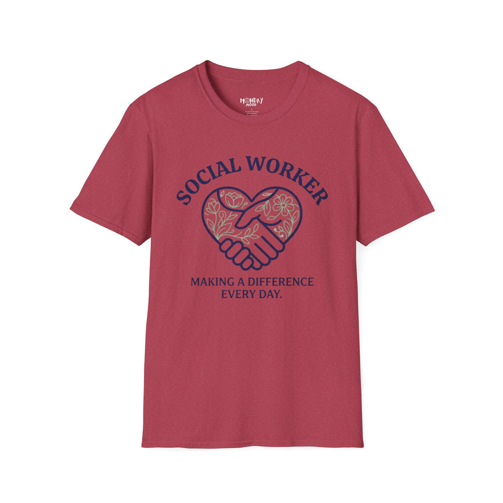 Social Worker Making A Difference Every Day T-Shirt