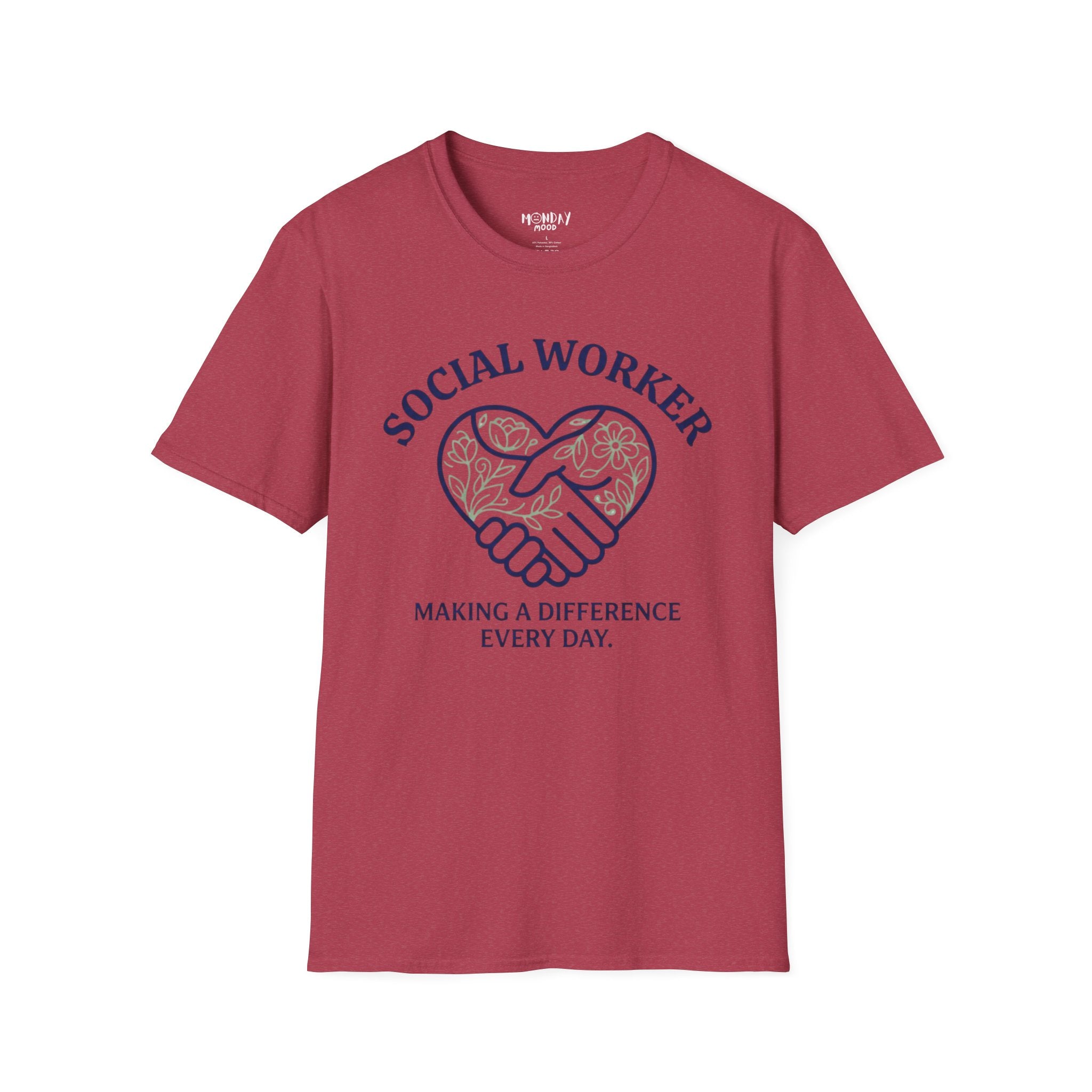 Social Worker Making A Difference Every Day T-Shirt