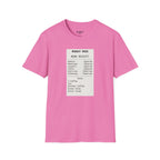 Work Receipt T-Shirt