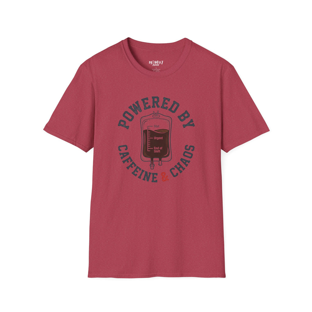 Powered By Caffeine & Chaos T-Shirt