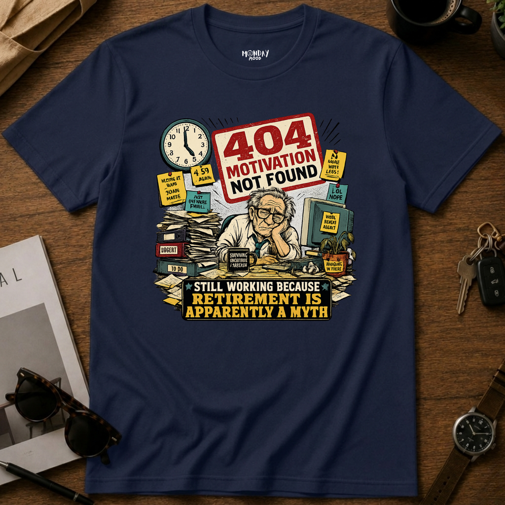 404 Motivation Not Found T-Shirt