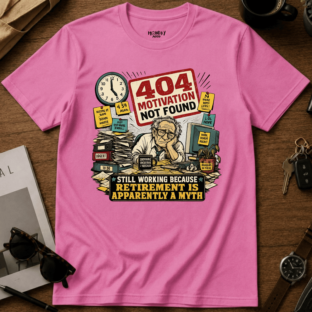 404 Motivation Not Found T-Shirt