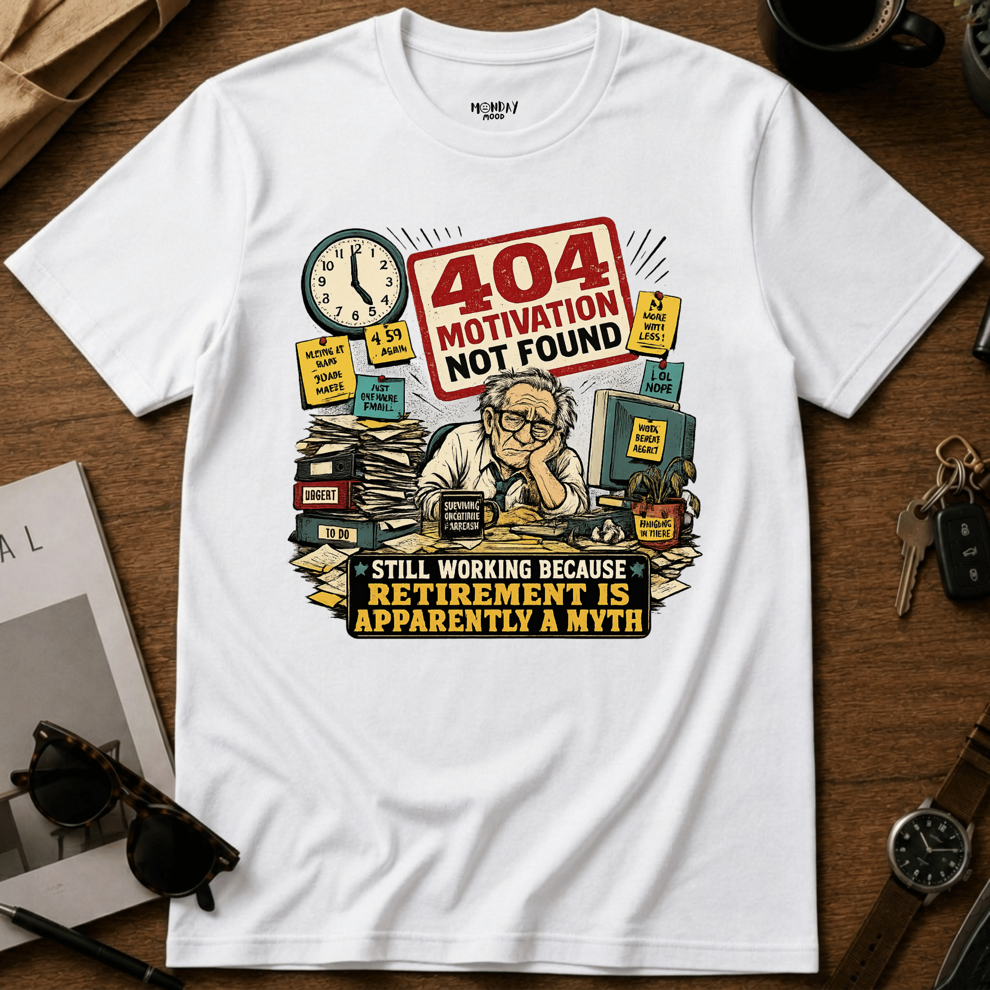 404 Motivation Not Found T-Shirt
