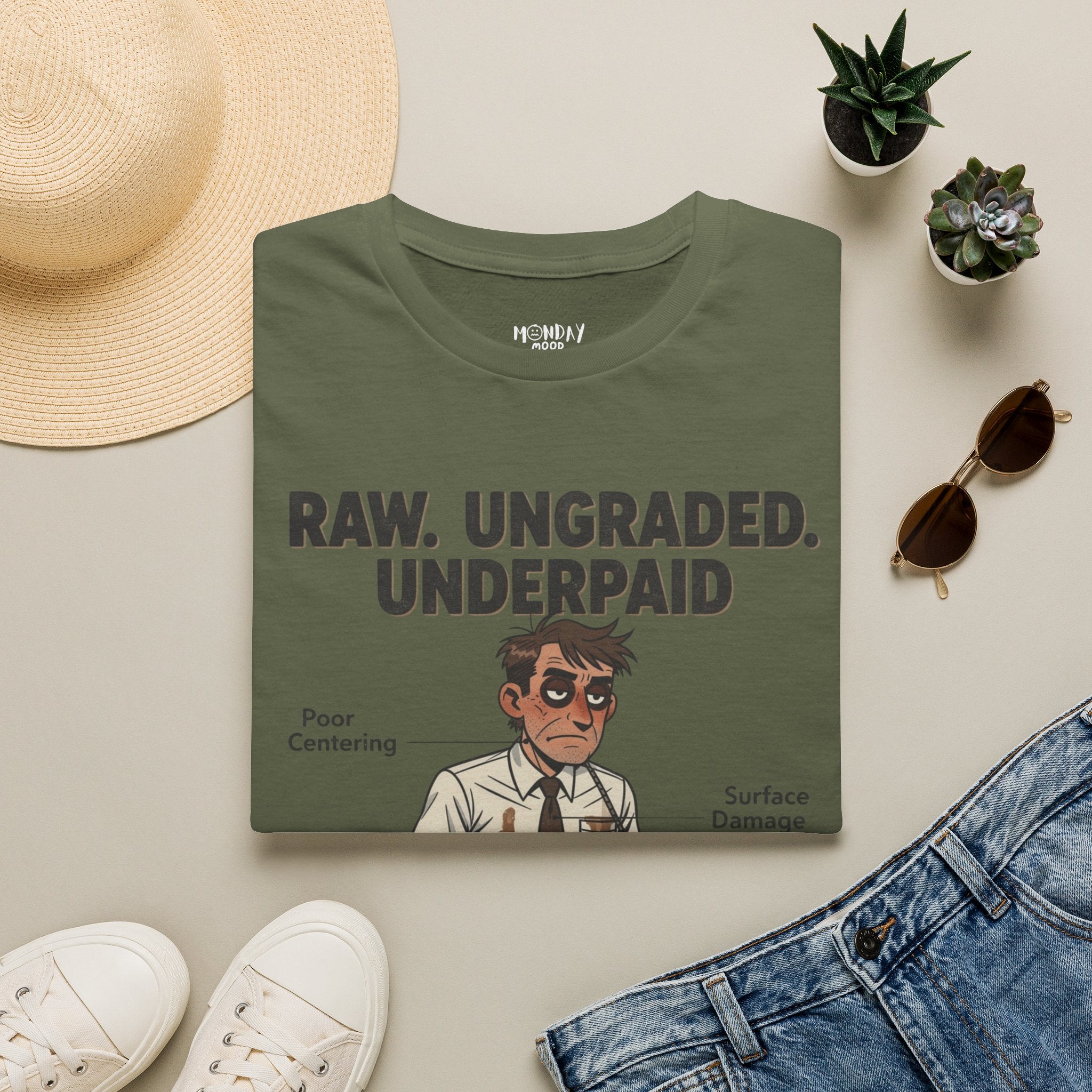 Raw Ungraded Underpaid T-Shirt