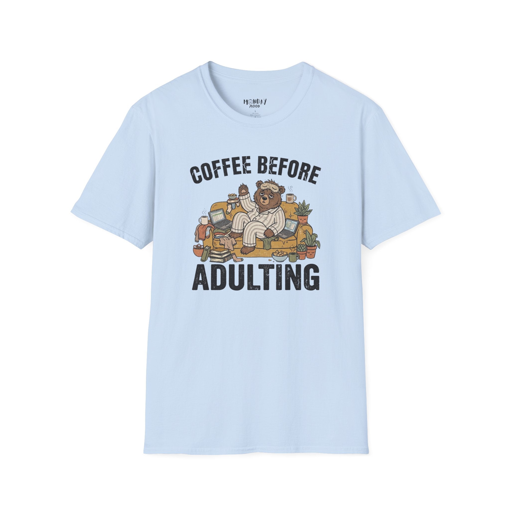 Coffee Before Adulting T-Shirt