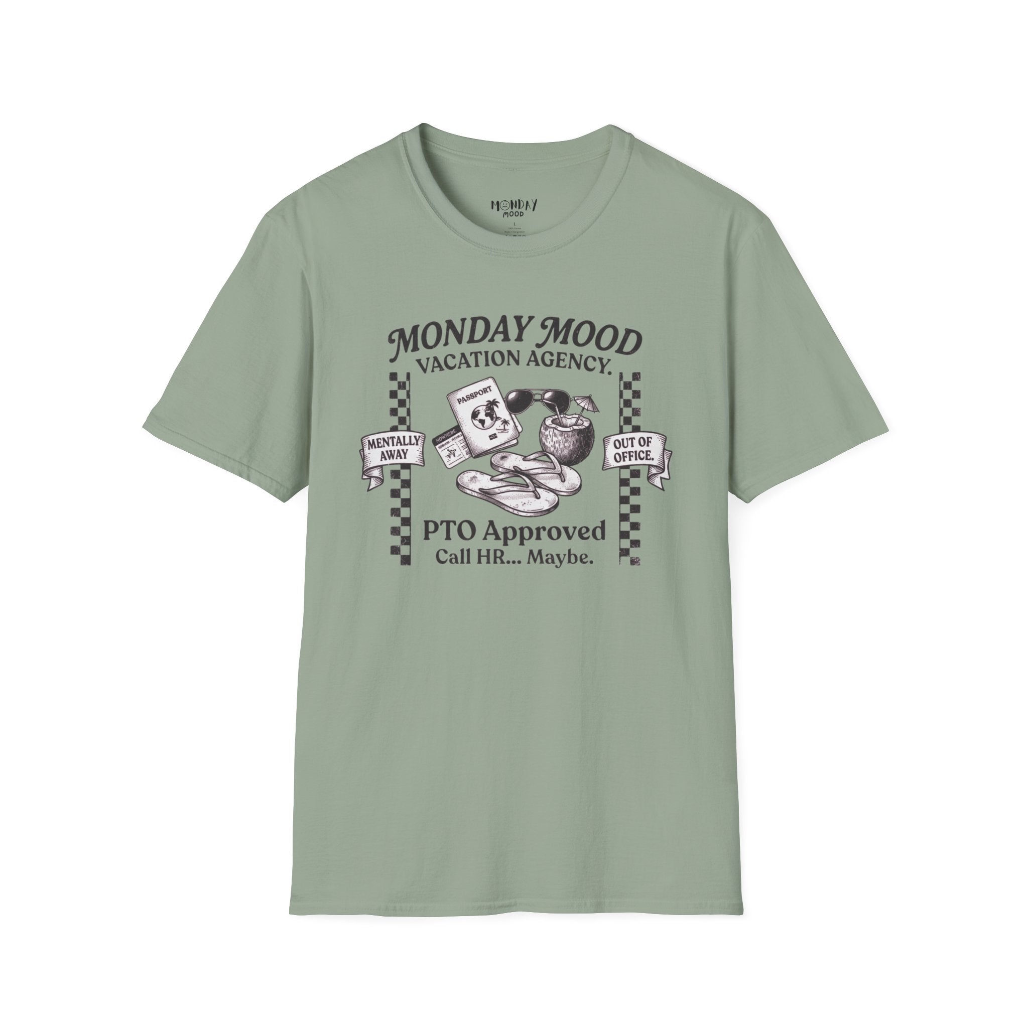 Monday Mood Vacation Agency T-Shirt